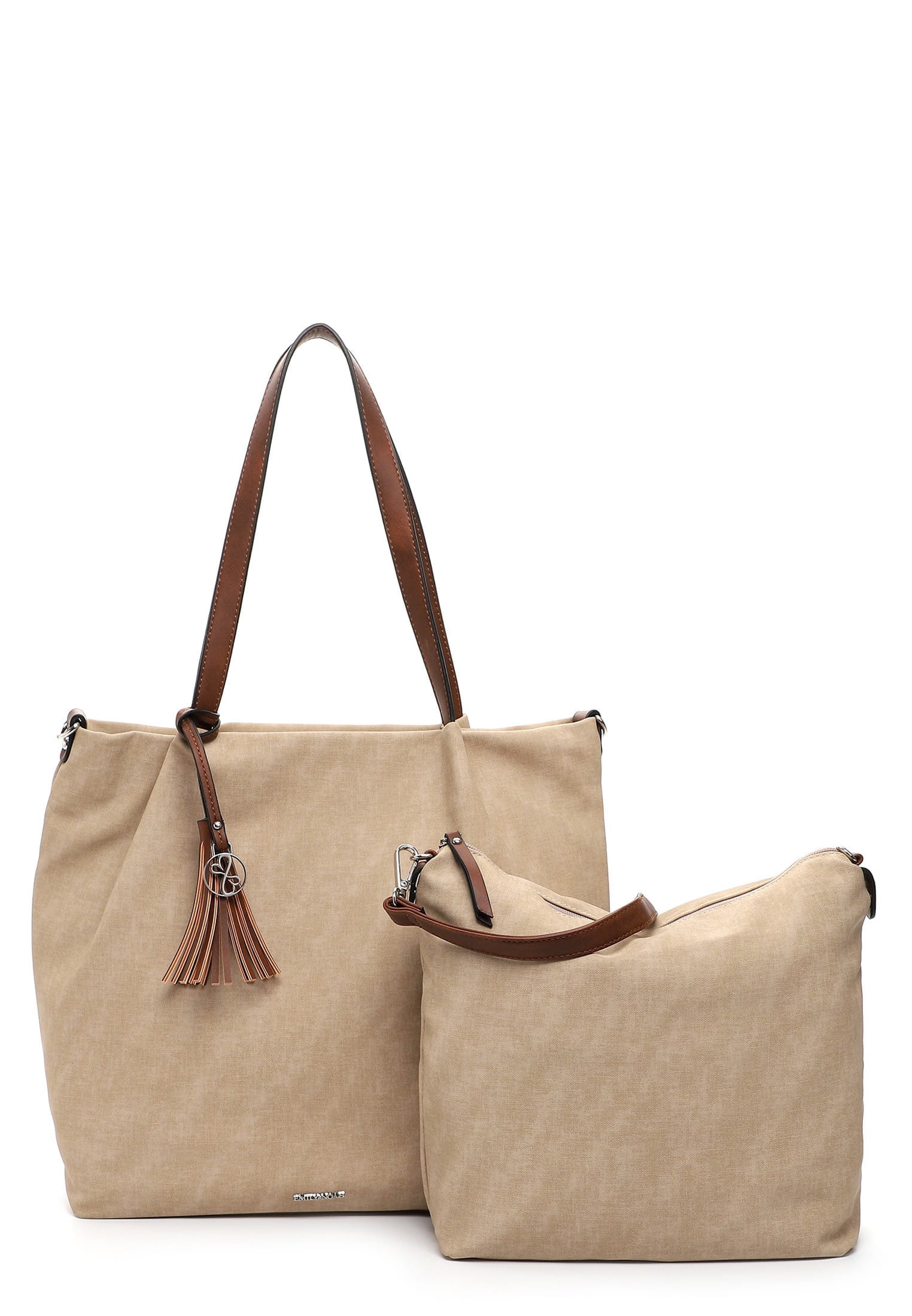 EMILY & NOAH Shopper E&N Elke groß Beige 62792907 taupe cognac 907