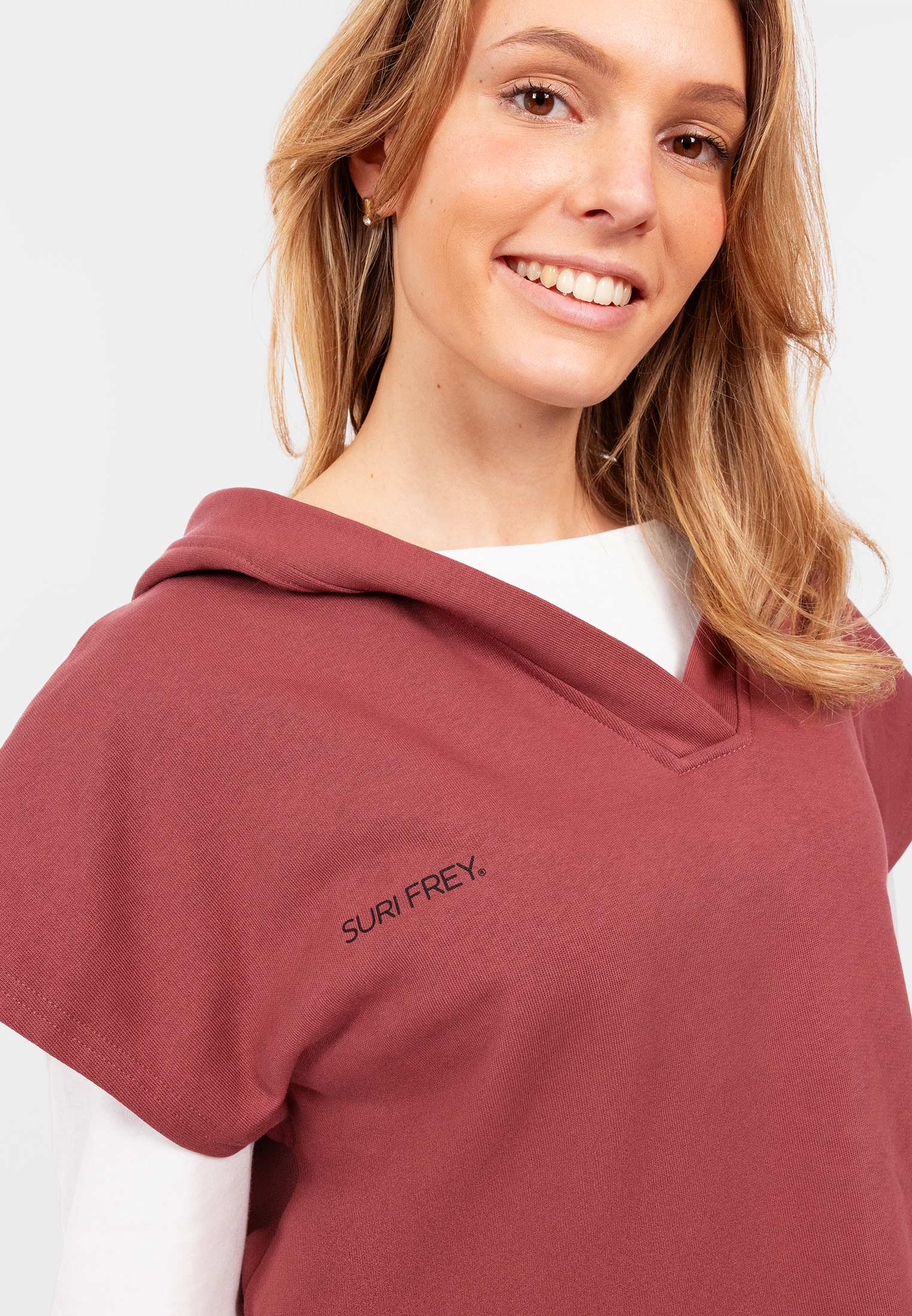 SURI FREY Sweatshirt ärmellos Freyday Rot SFW10031-L-647 L