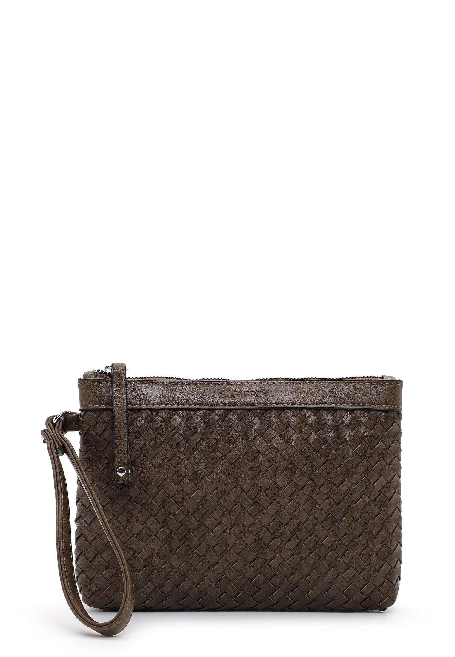 SURI FREY Kosmetiktasche Flecht Braun ML1013951 mud 951