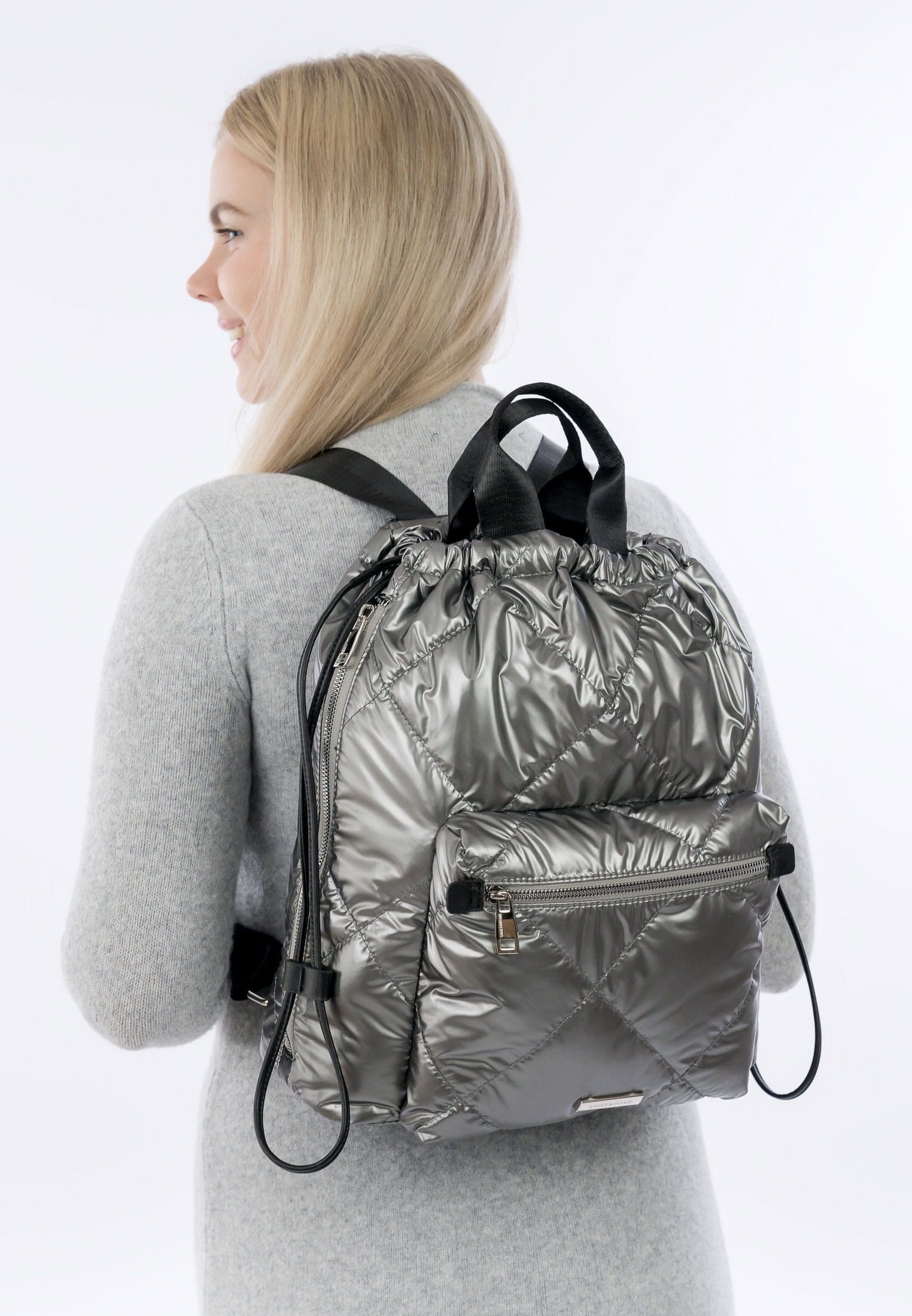 EMILY & NOAH Rucksack E&N Dorina mittel Silber 64820830 silver 830