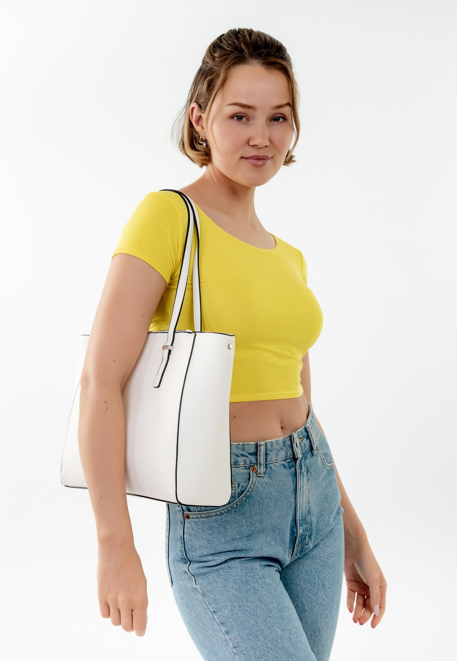 64356300_03 EMILY & NOAH Shopper E&N Ella mittel Weiß 64356300 white 300