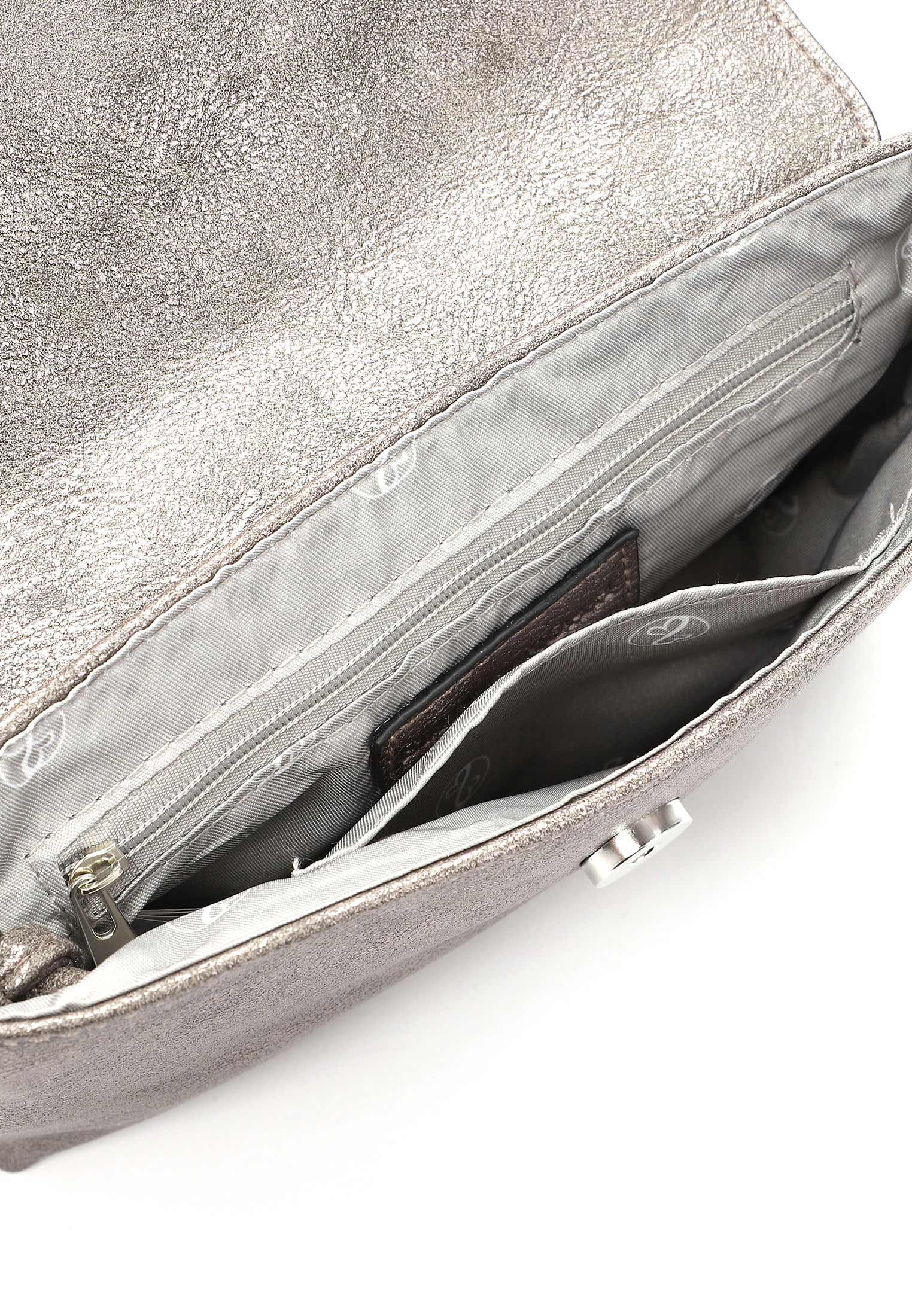 60397833_05 EMILY & NOAH Handtasche mit Überschlag Emma Silber 60397833 darksilver 833