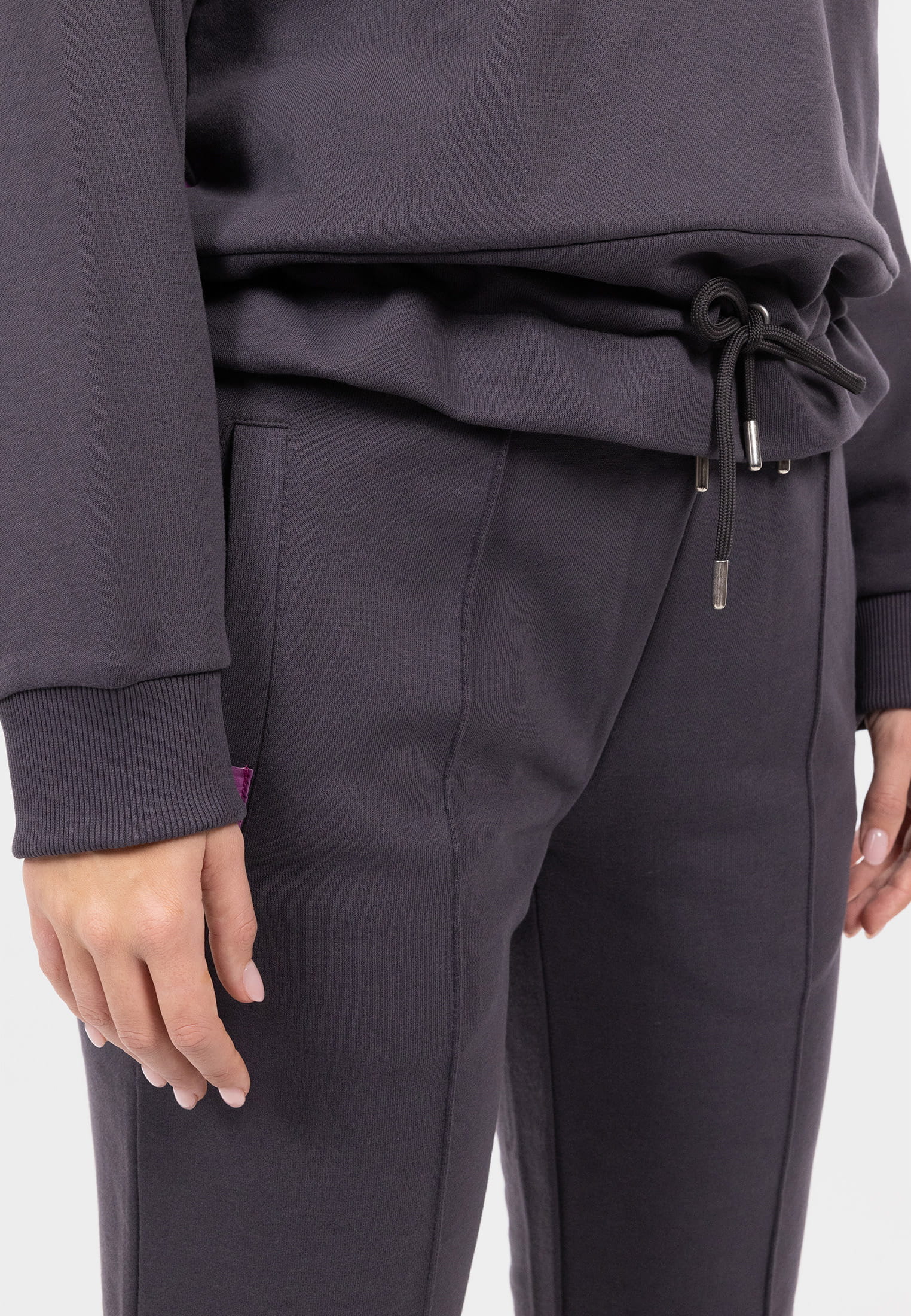 SFW10020-XS-800_08 SURI FREY Sweatshirt mit Kordelzug Freyday Grau SFW10020-XS-800 XS