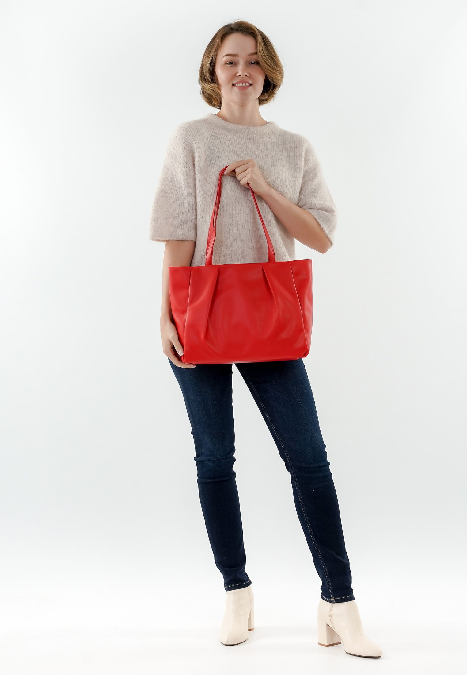 EMILY & NOAH Shopper E&N Cannes RUE 09 mittel Rot 1341600 red 600