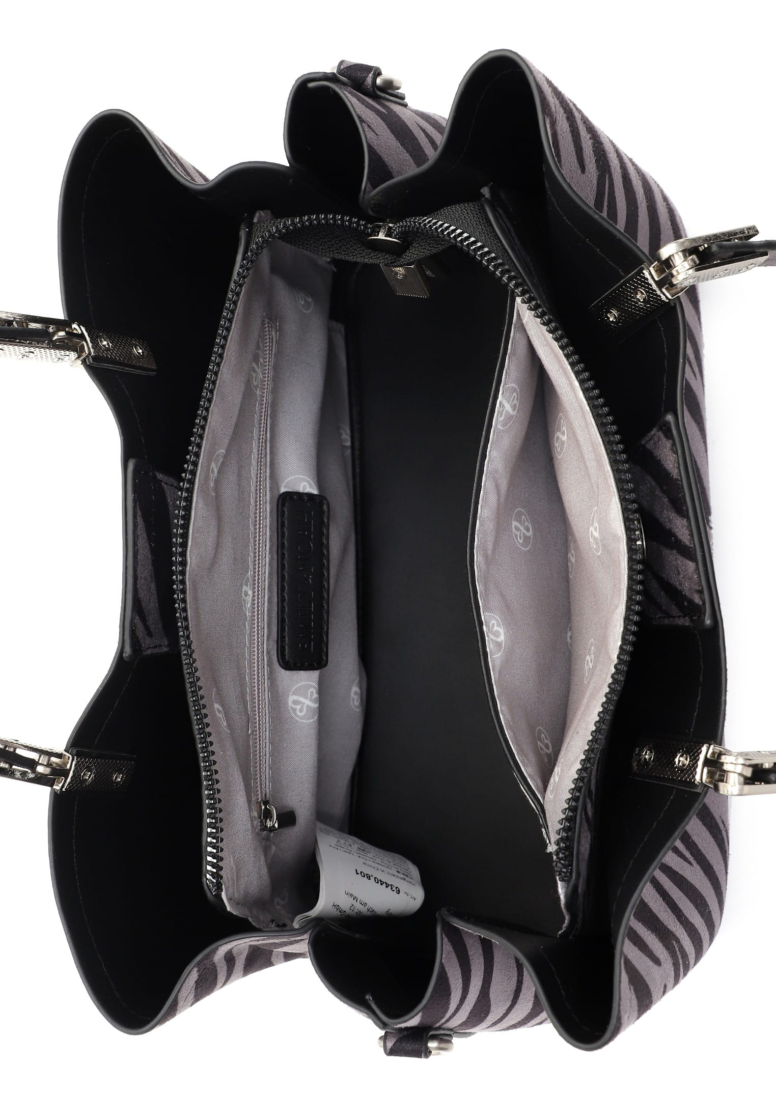 63440801_07 EMILY & NOAH Shopper Imke klein Grau 63440801 grey/black 801