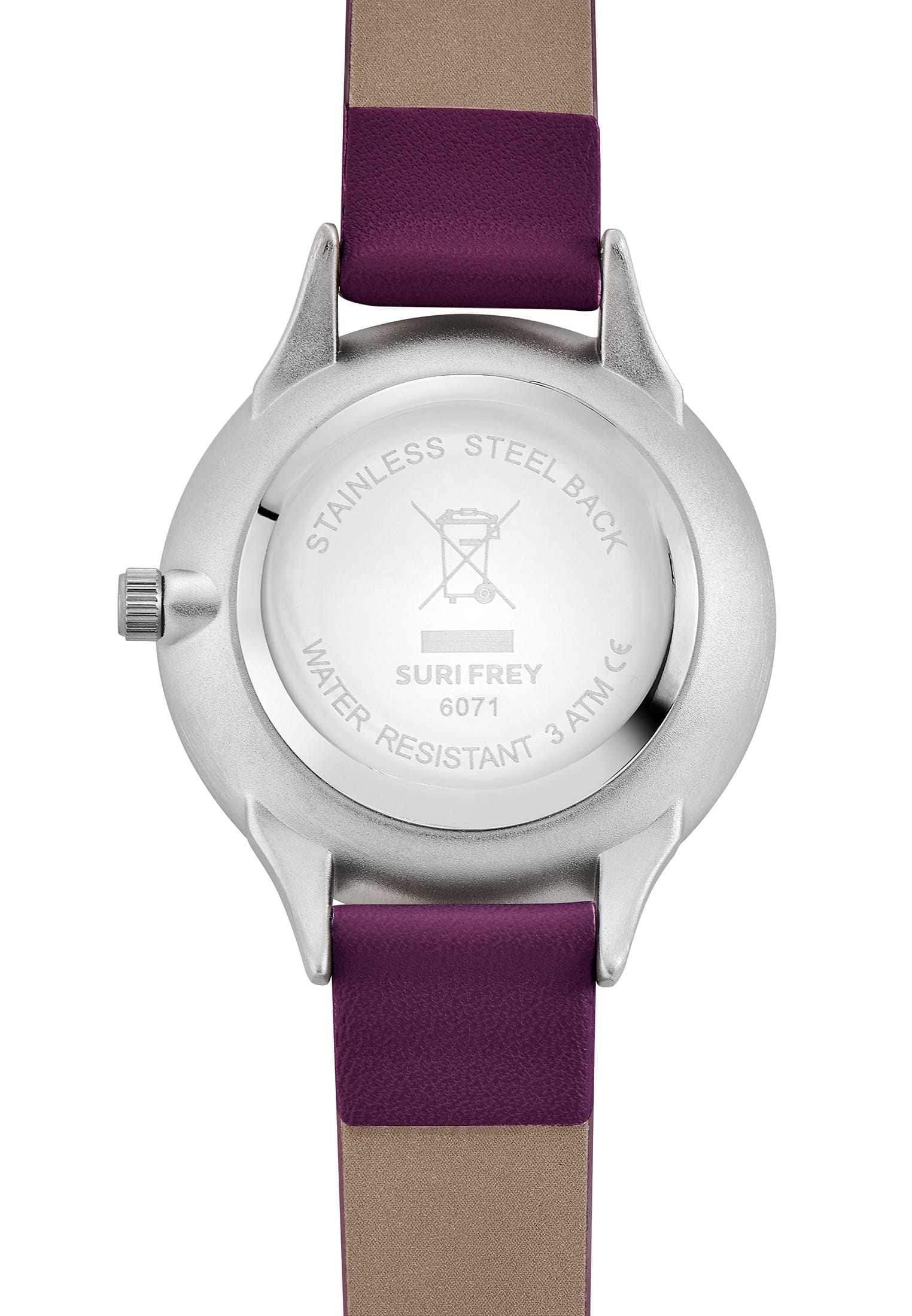 SURI FREY Damenuhr SFY Nicky Lila 6071 aubergine silber