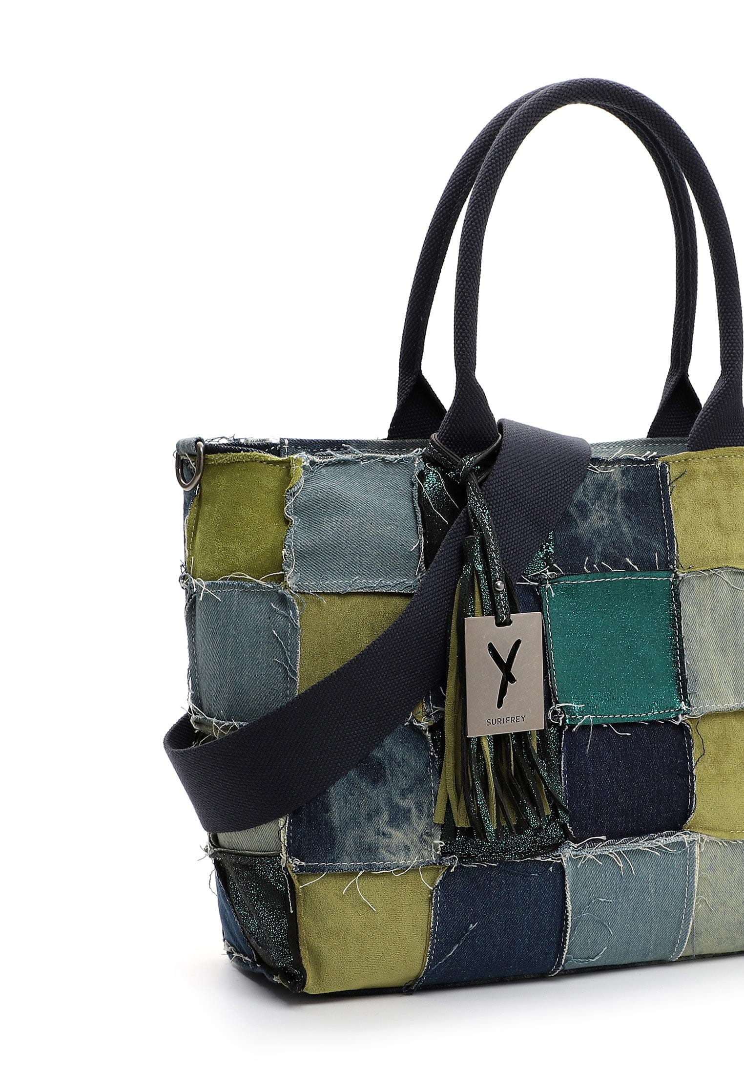 SURI FREY Shopper SFY Ashley mittel Grün 14350939 green-kombi 939