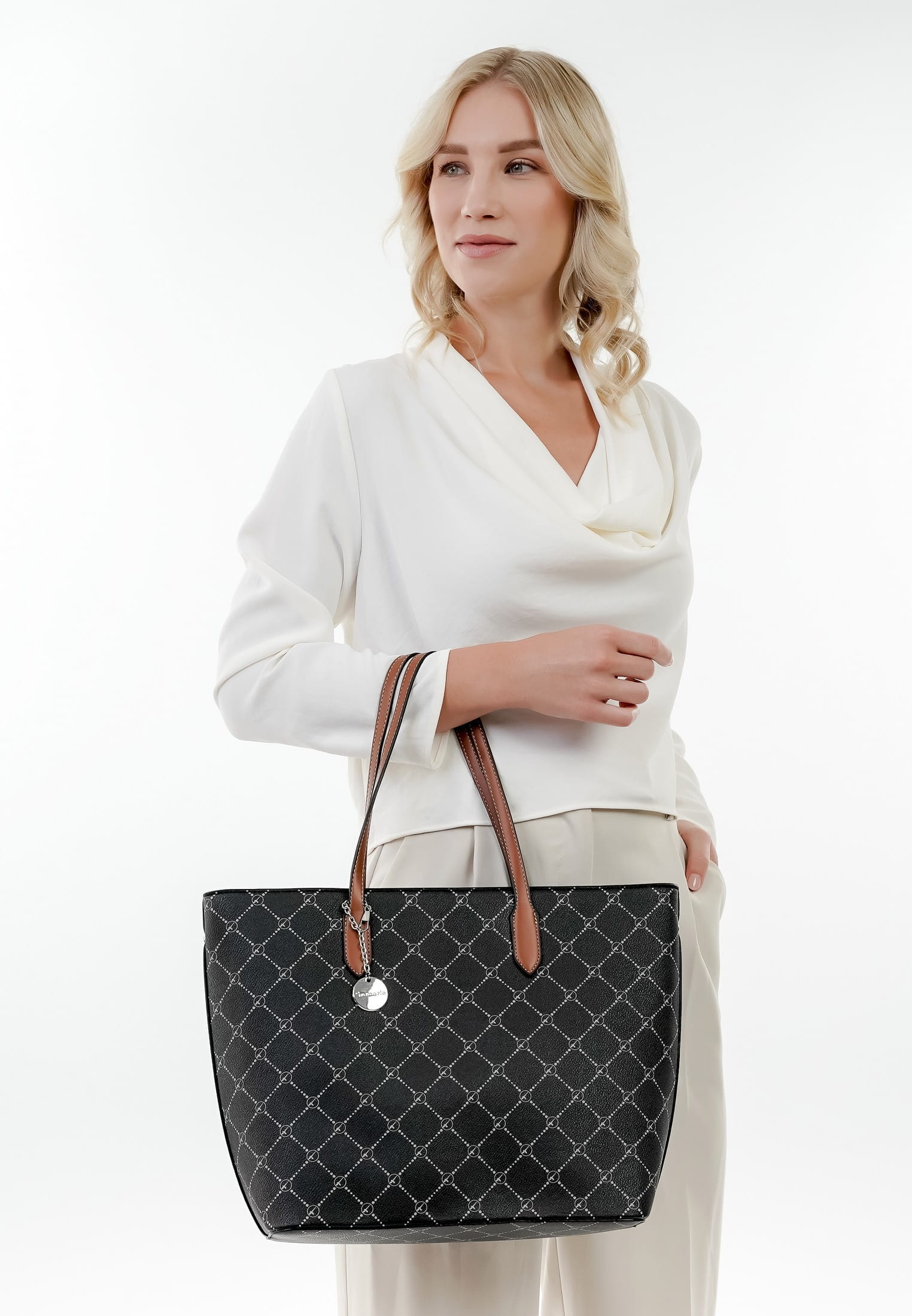 30107100_03 Tamaris Shopper TAS Anastasia groß Schwarz 30107100 black 100