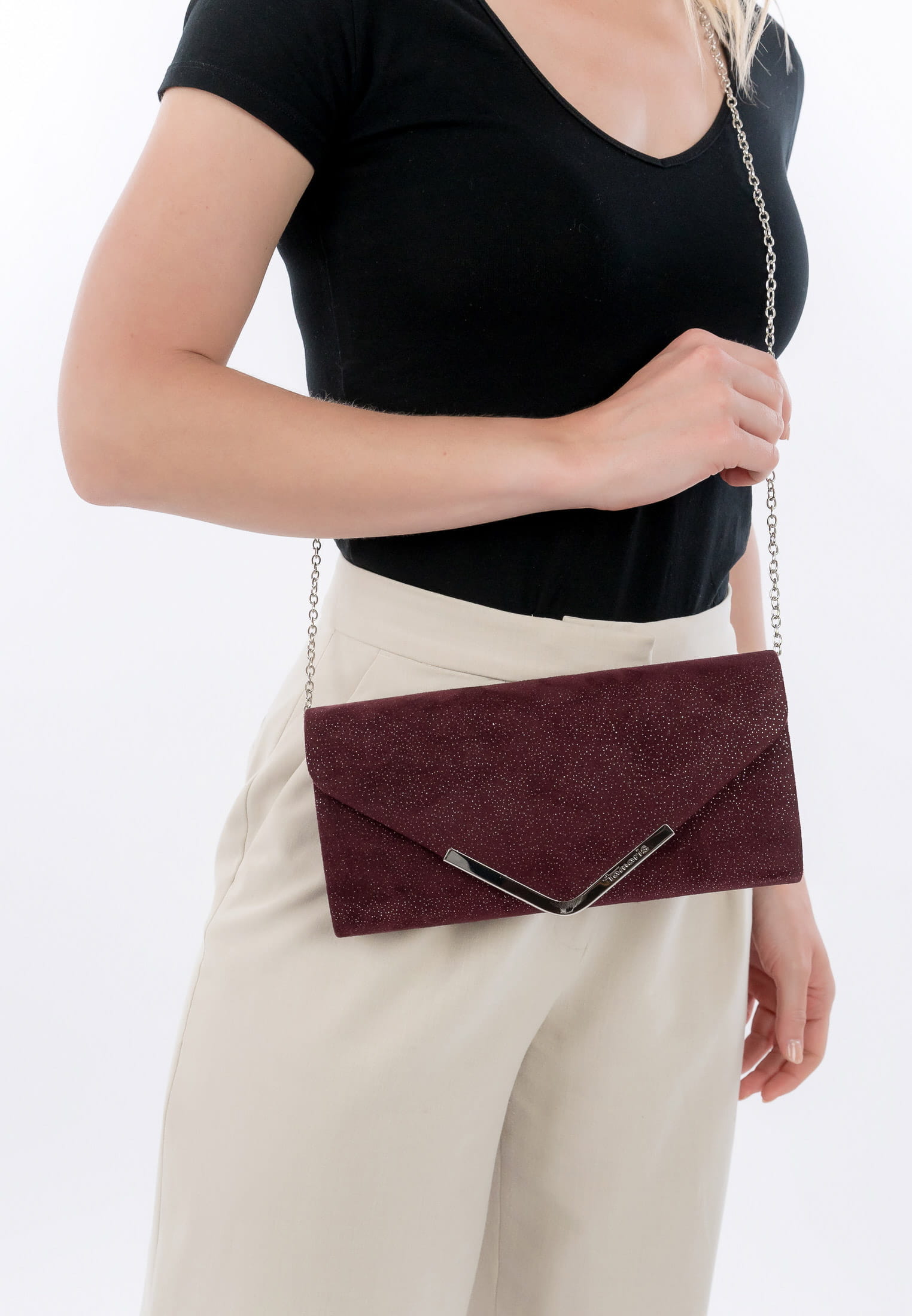 Tamaris Clutch TAS Amalia Rot 32813643 darkwine 643