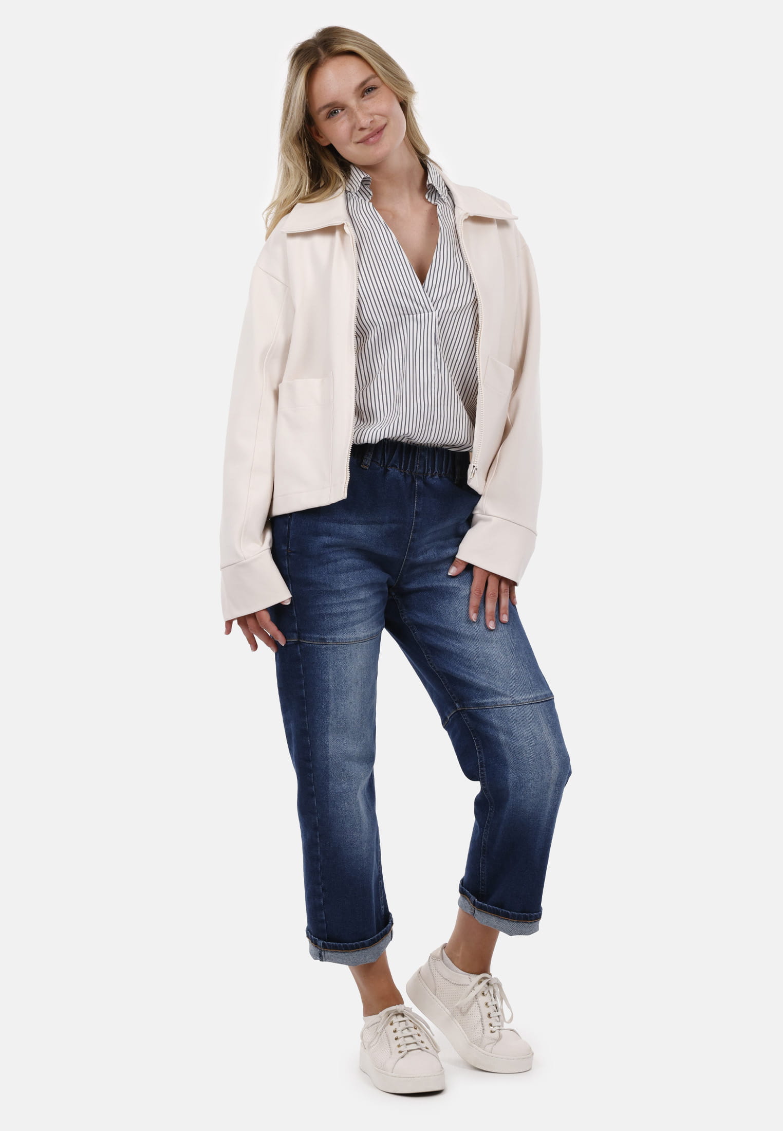 SFW10022-XXL-800_02 SURI FREY Streifenbluse SFY Freyday Grau SFW10022-XXL-800 XXL