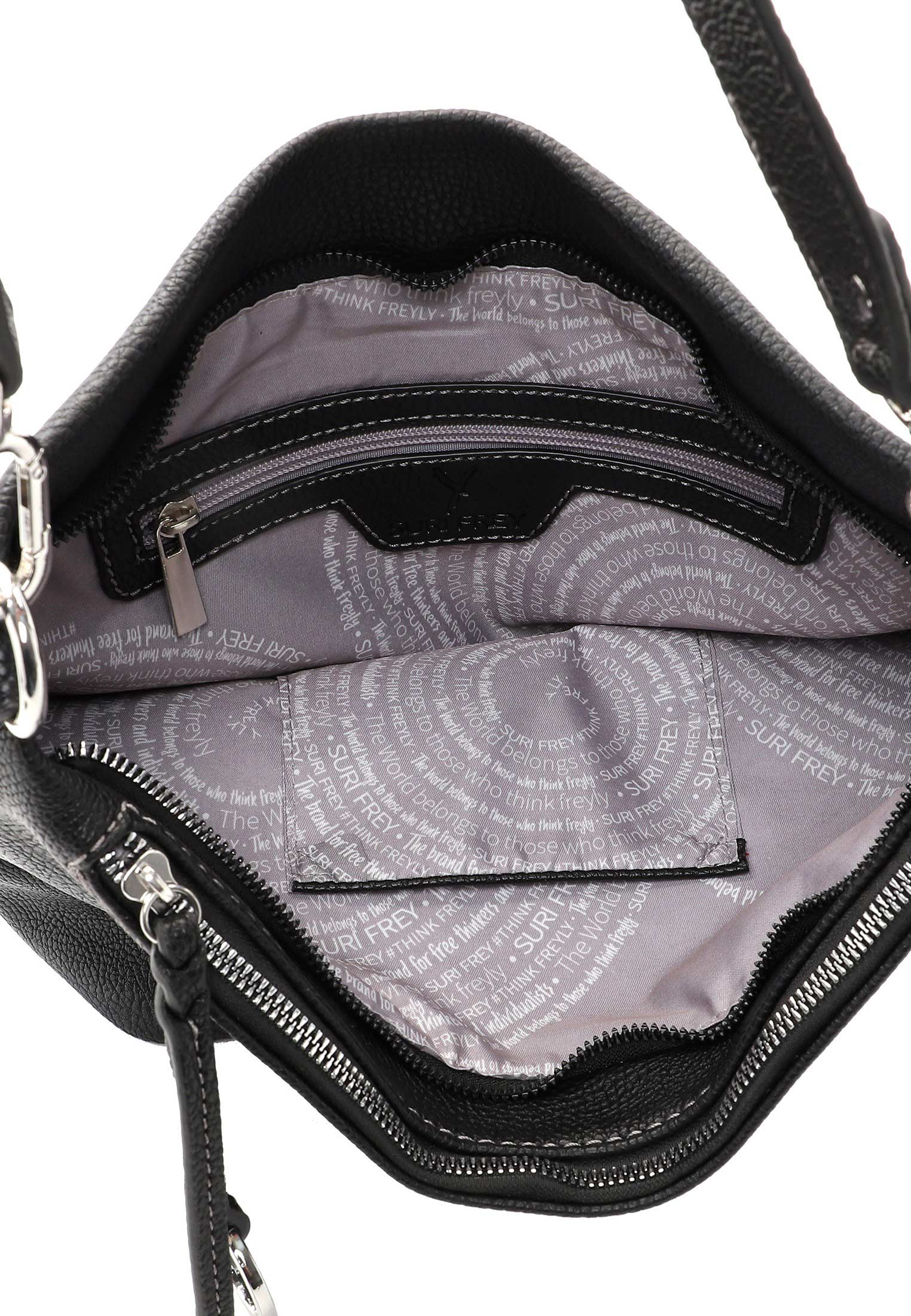 13603100_07 SURI FREY Beutel Debby mittel Schwarz 13603100 black 100