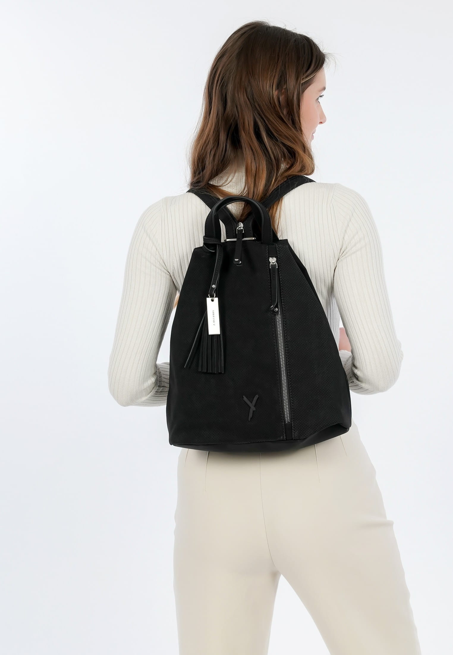 12410100_03 SURI FREY Rucksack Romy mittel Schwarz 12410100 black 100