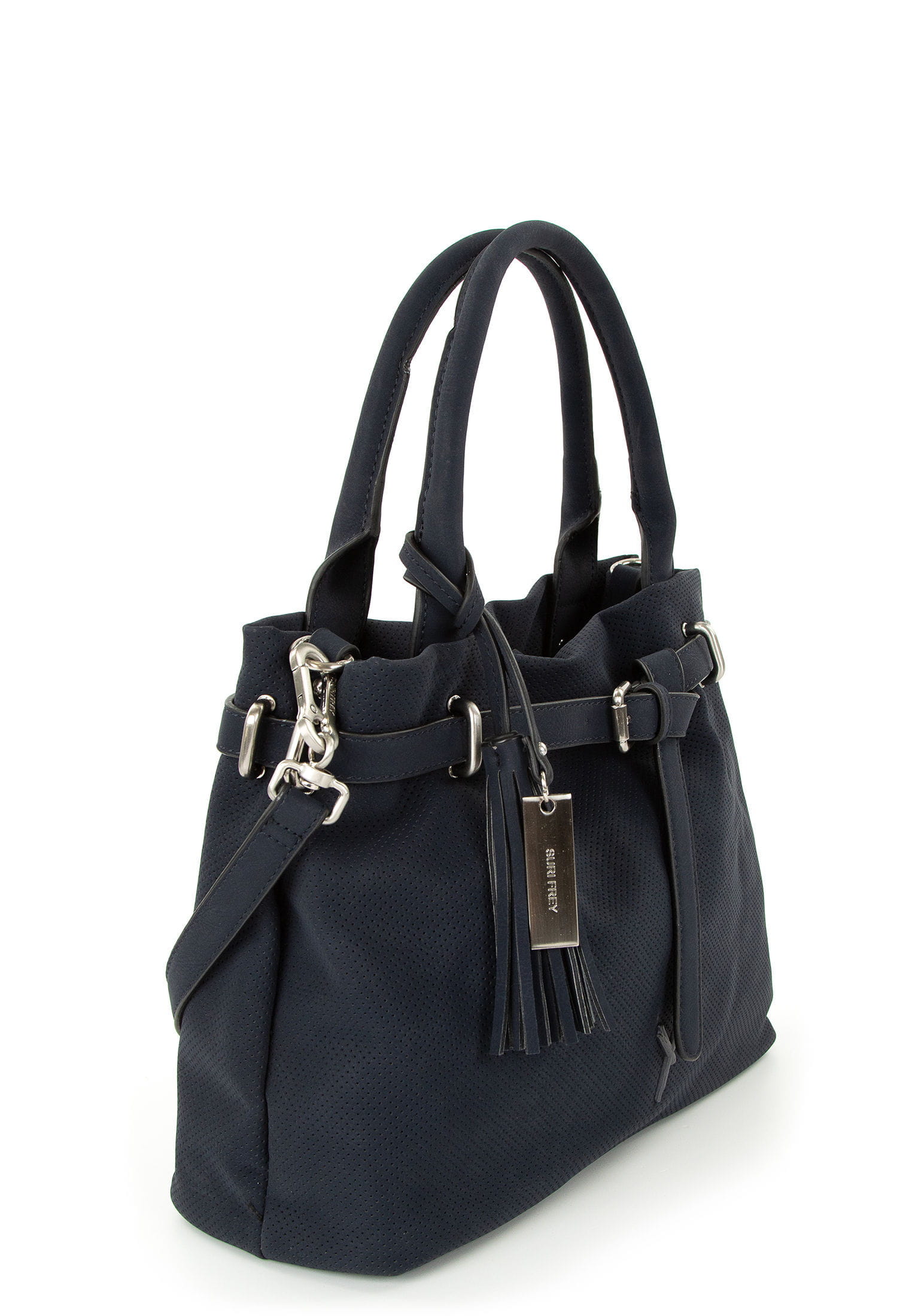 12404500_03 SURI FREY Shopper Romy Basic mittel Blau 12404500 blue 500