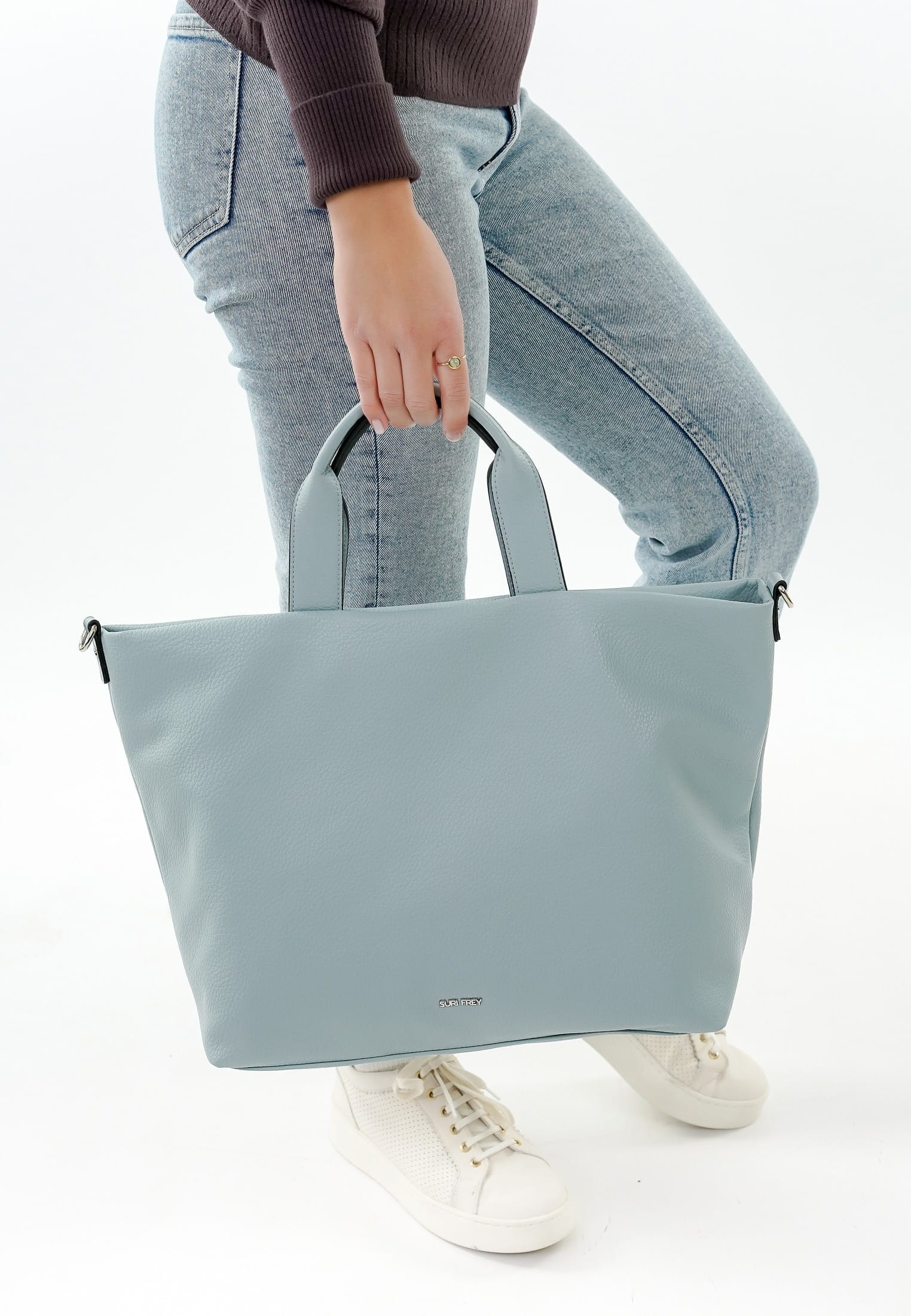 SURI FREY Shopper SFY Laury groß Blau 14255530 lightblue 530