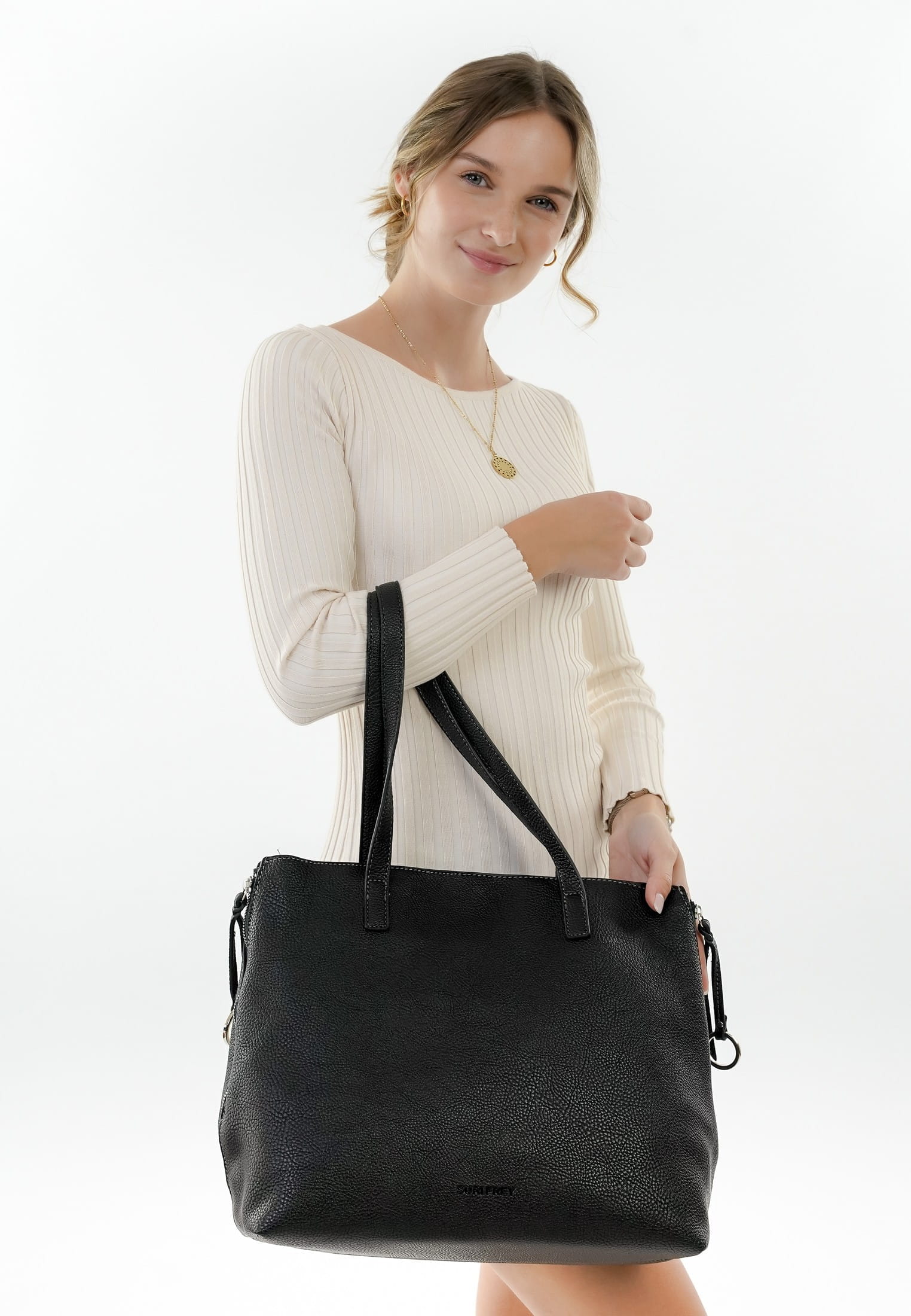 14140100_03 SURI FREY Shopper SFY Debby groß Schwarz 14140100 black 100