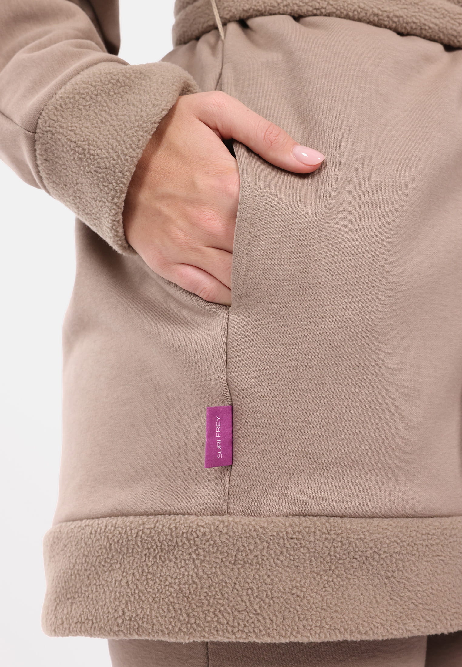 SFW10018-XS-400_09 SURI FREY Hoodie-Sweatjacke Freyday Beige SFW10018-XS-400 XS
