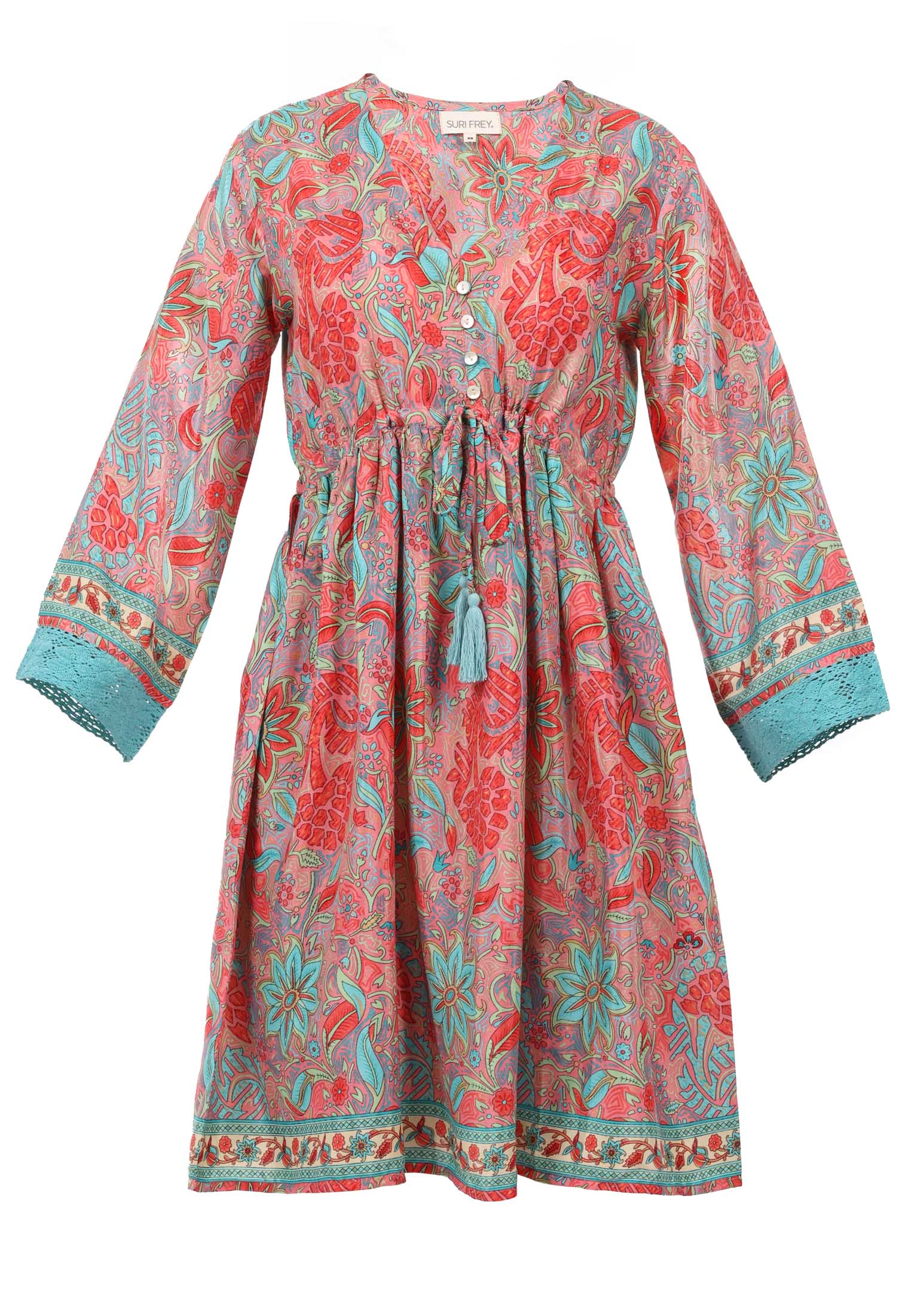 SURI FREY Freizeitkleid kurz SFY Freyday Pink SFW10030-XL-650 XL