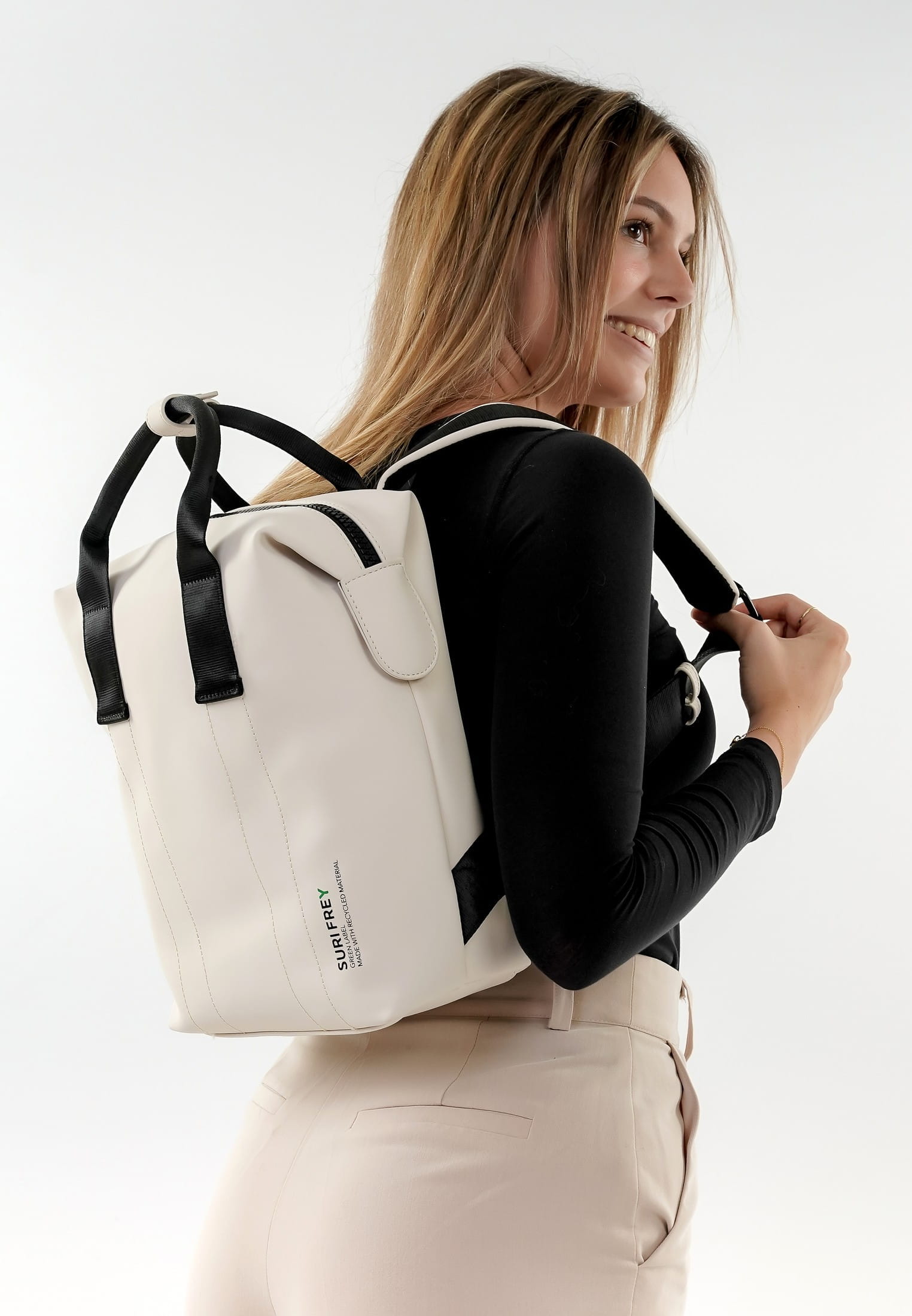 SURI FREY Rucksack SFY SURI Green Label Jenny mittel Beige 19054470 cream 470