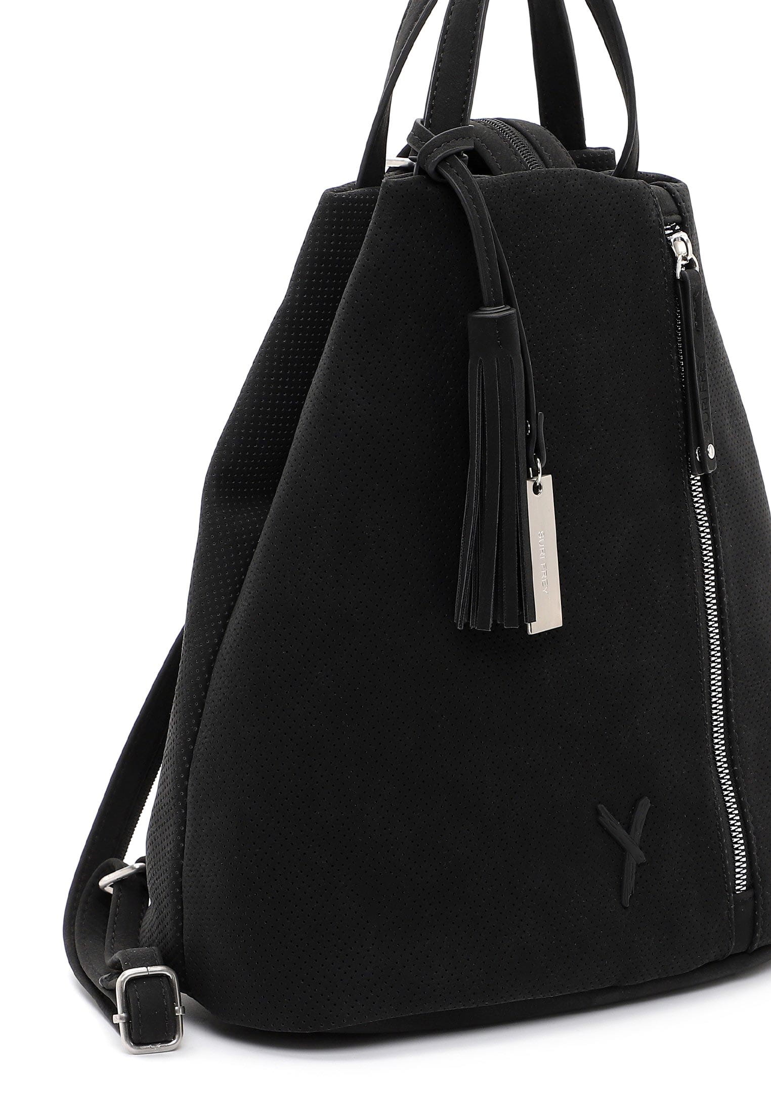 SURI FREY Rucksack Romy mittel Schwarz 12410100 black 100