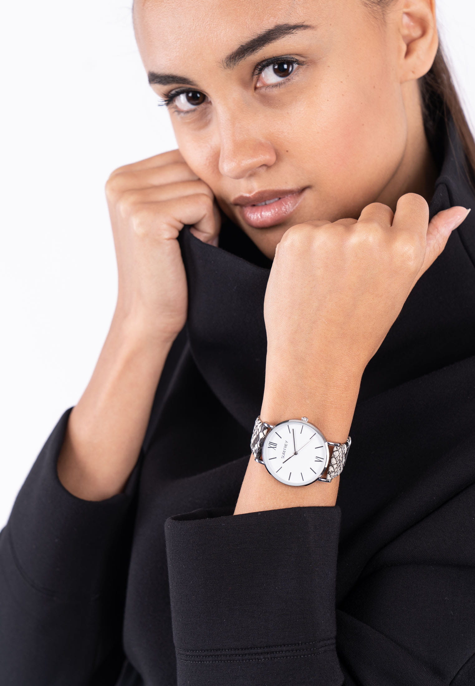 6032_02 SURI FREY Damenuhr Amy Beige 6032 beige