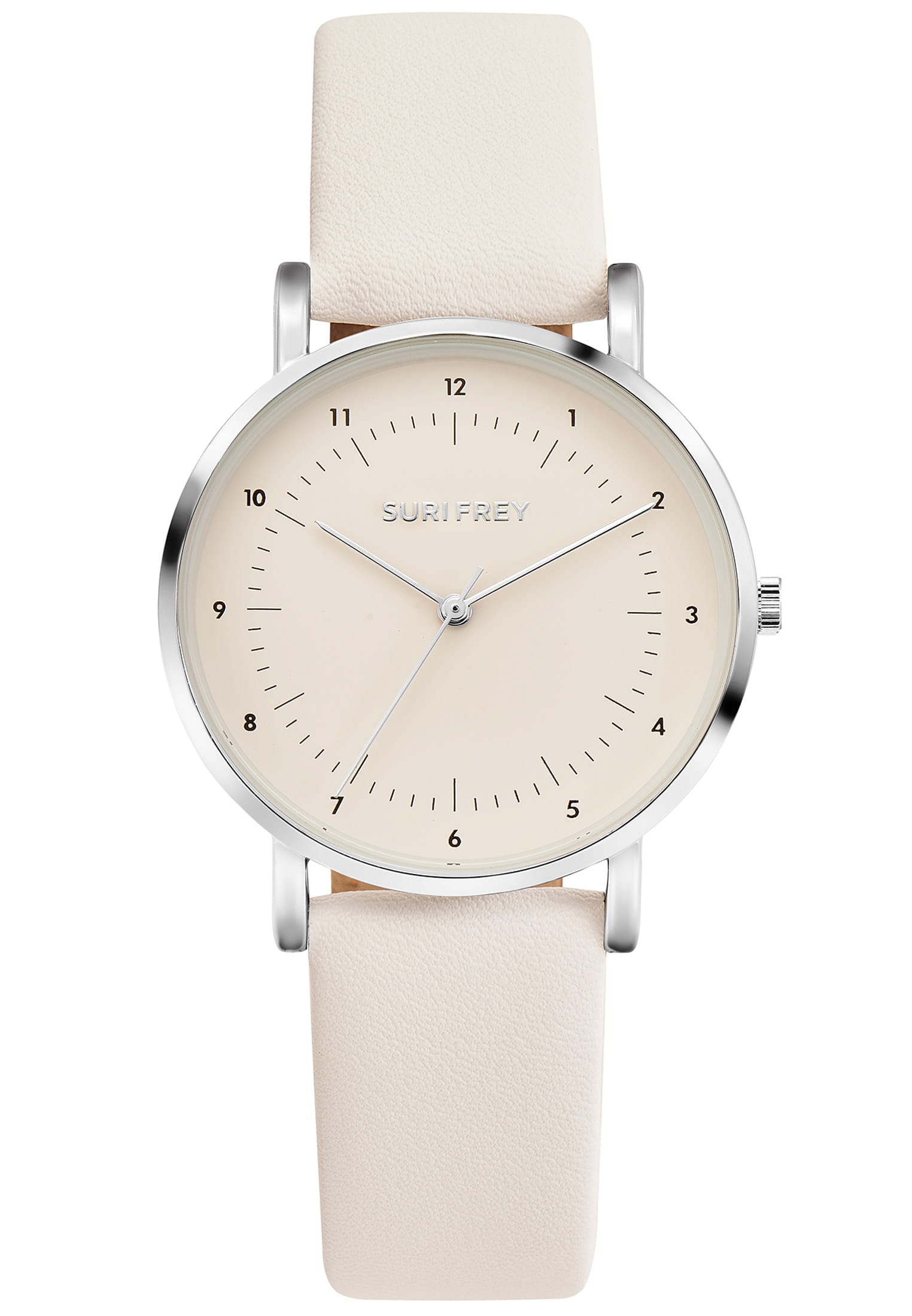 6075_01 SURI FREY Damenuhr SFY Sophy Beige 6075 creme