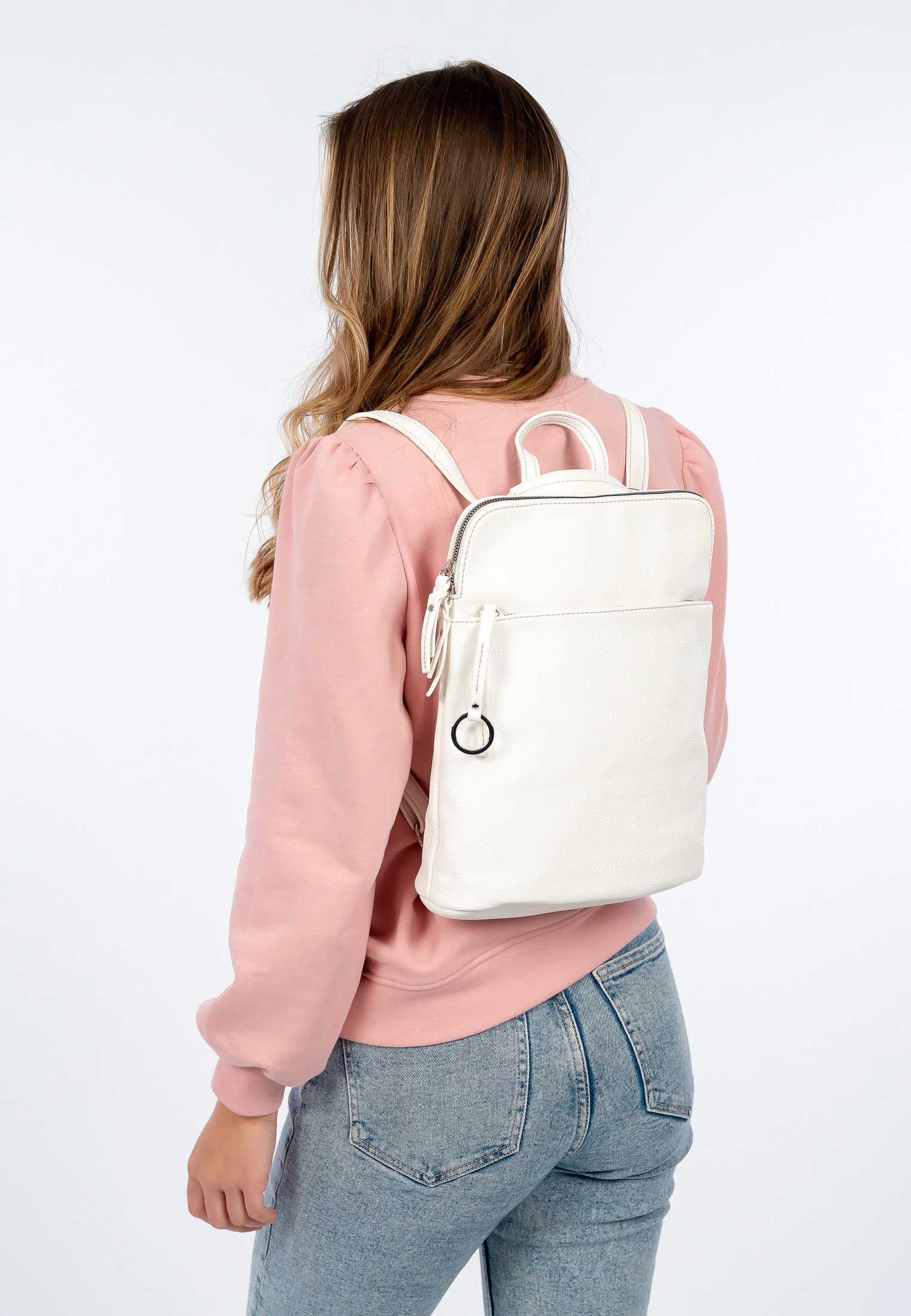 SURI FREY Rucksack Debby mittel Weiß 13606300 white 300