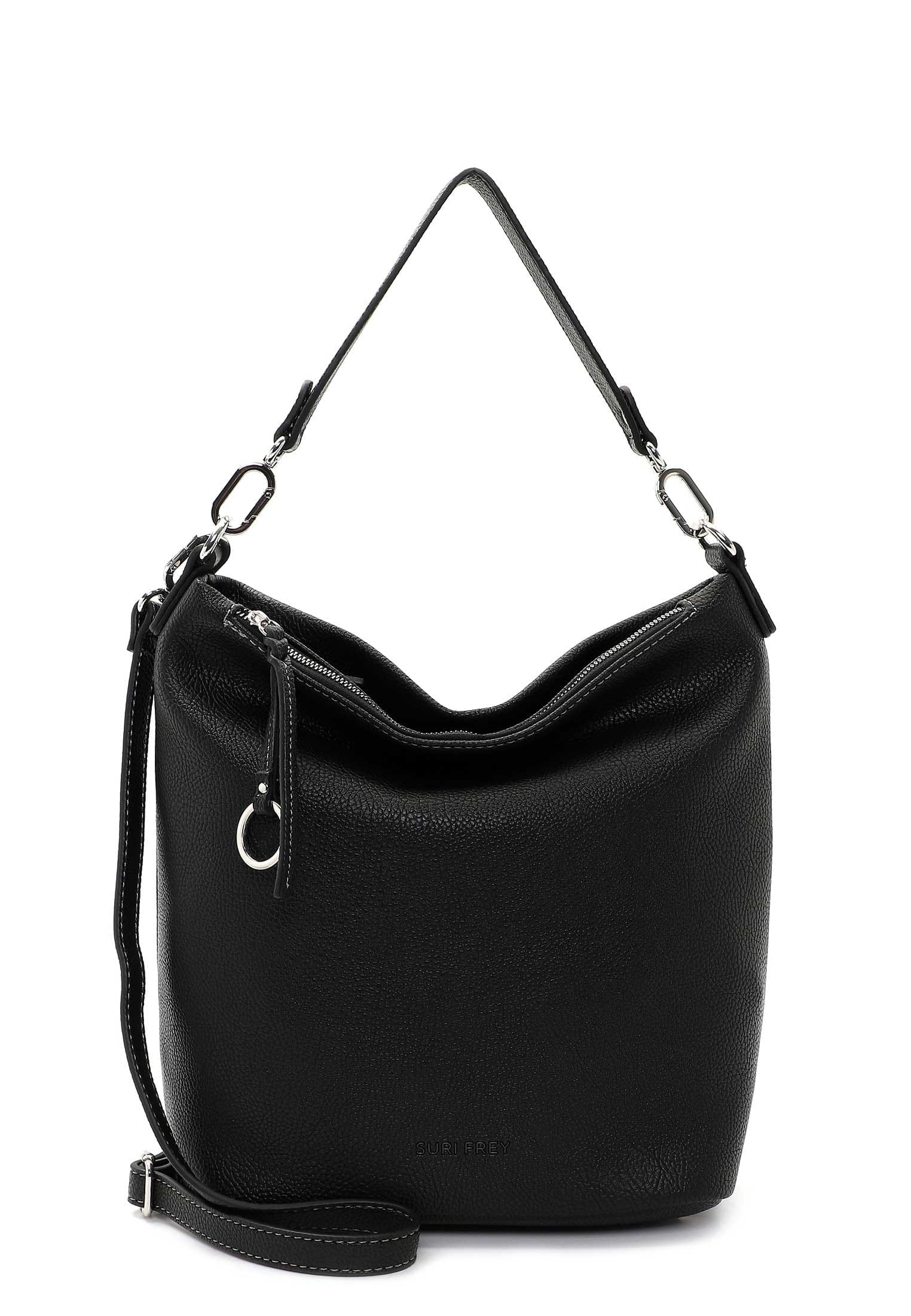 13603100_01 SURI FREY Beutel Debby mittel Schwarz 13603100 black 100
