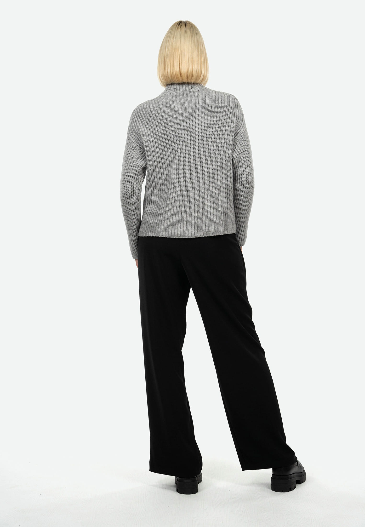 SURI FREY Strickpullover mit Turtleneck SFY Freyday Grau SFW10039-ONESIZE-810 hellgrau 810