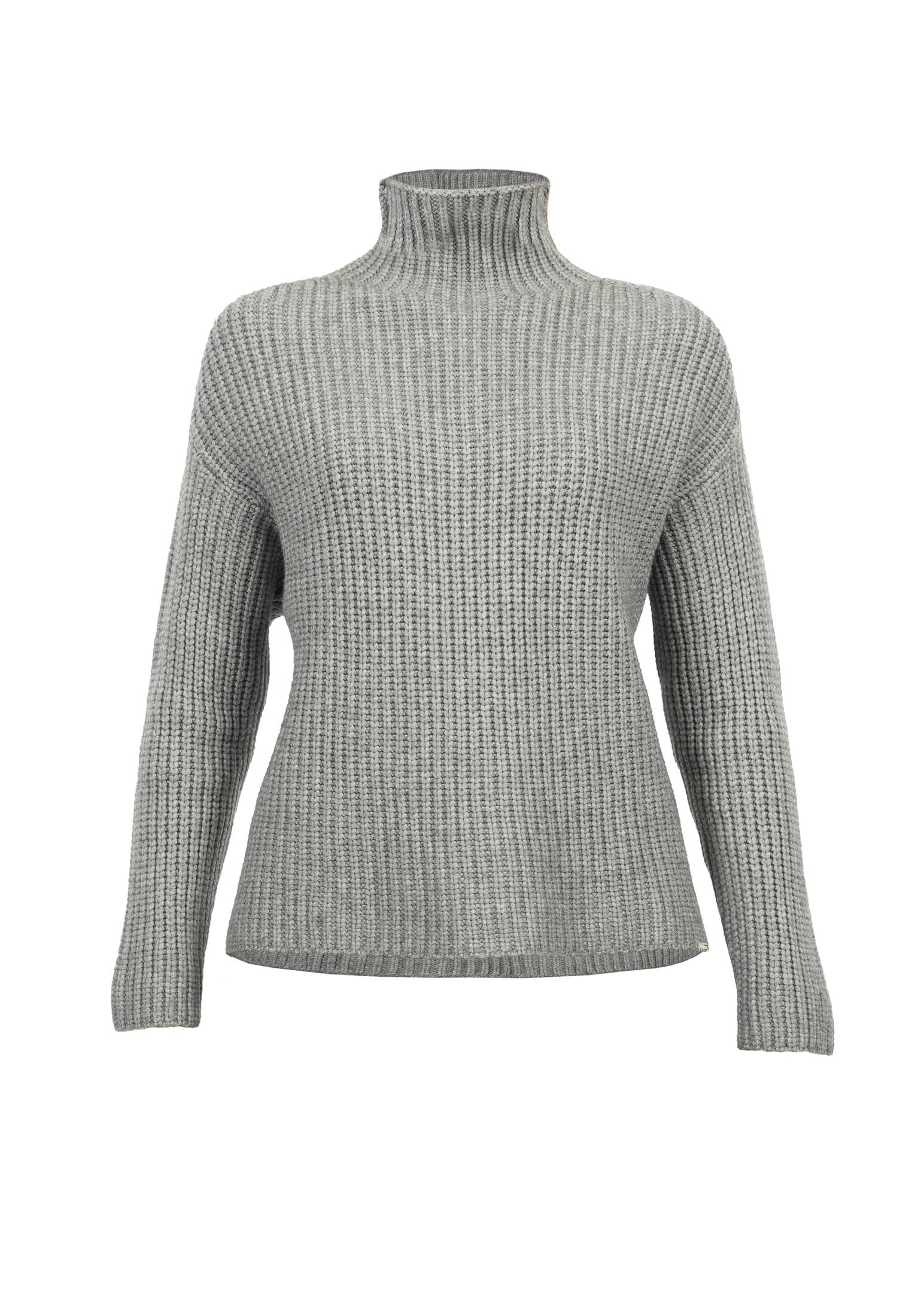 SFW10039-ONESIZE-810_01 SURI FREY Strickpullover mit Turtleneck SFY Freyday Grau SFW10039-ONESIZE-810 hellgrau 810