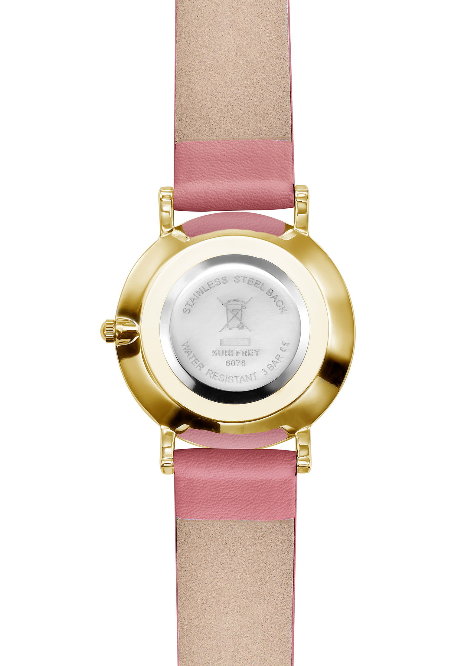 6078_07 SURI FREY Damenuhr SFY Sophy Pink 6078 altrosa