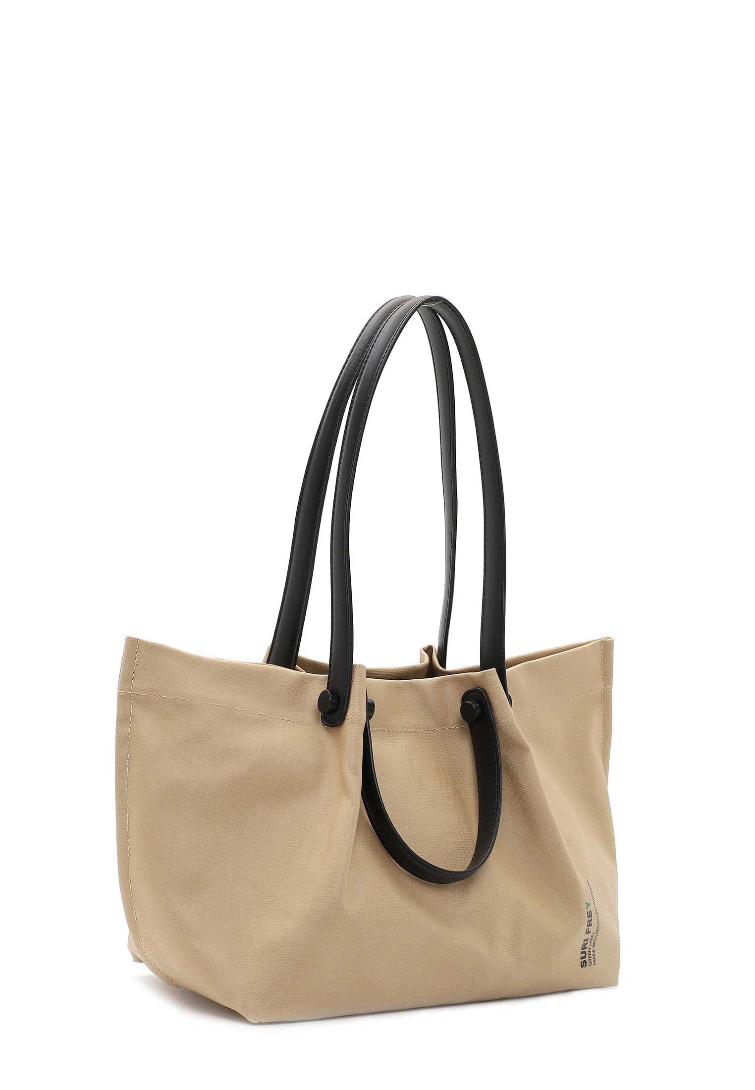 SURI FREY Shopper SURI Green - Nelly groß Beige 19074420 sand 420