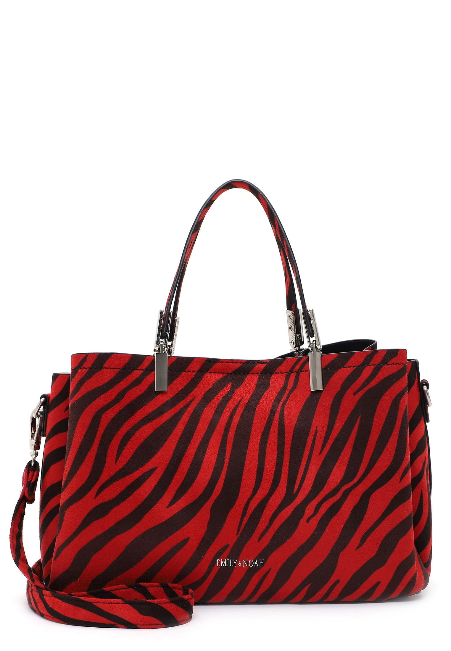 63440601_01 EMILY & NOAH Shopper Imke klein Rot 63440601 red/black 601