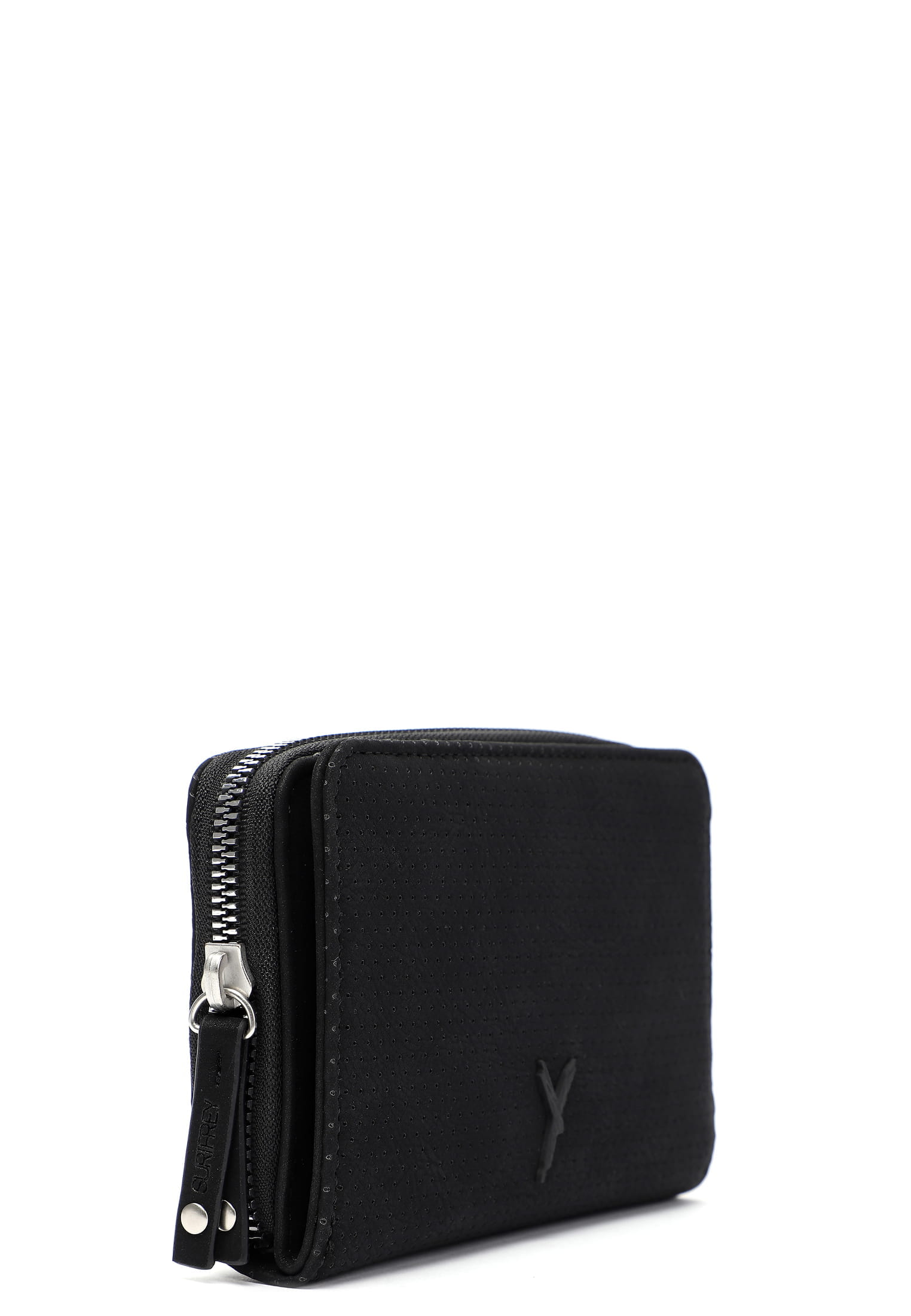 12406100_03 SURI FREY Geldbörse mit Reißverschluss Romy Basic Schwarz 12406100 black 100