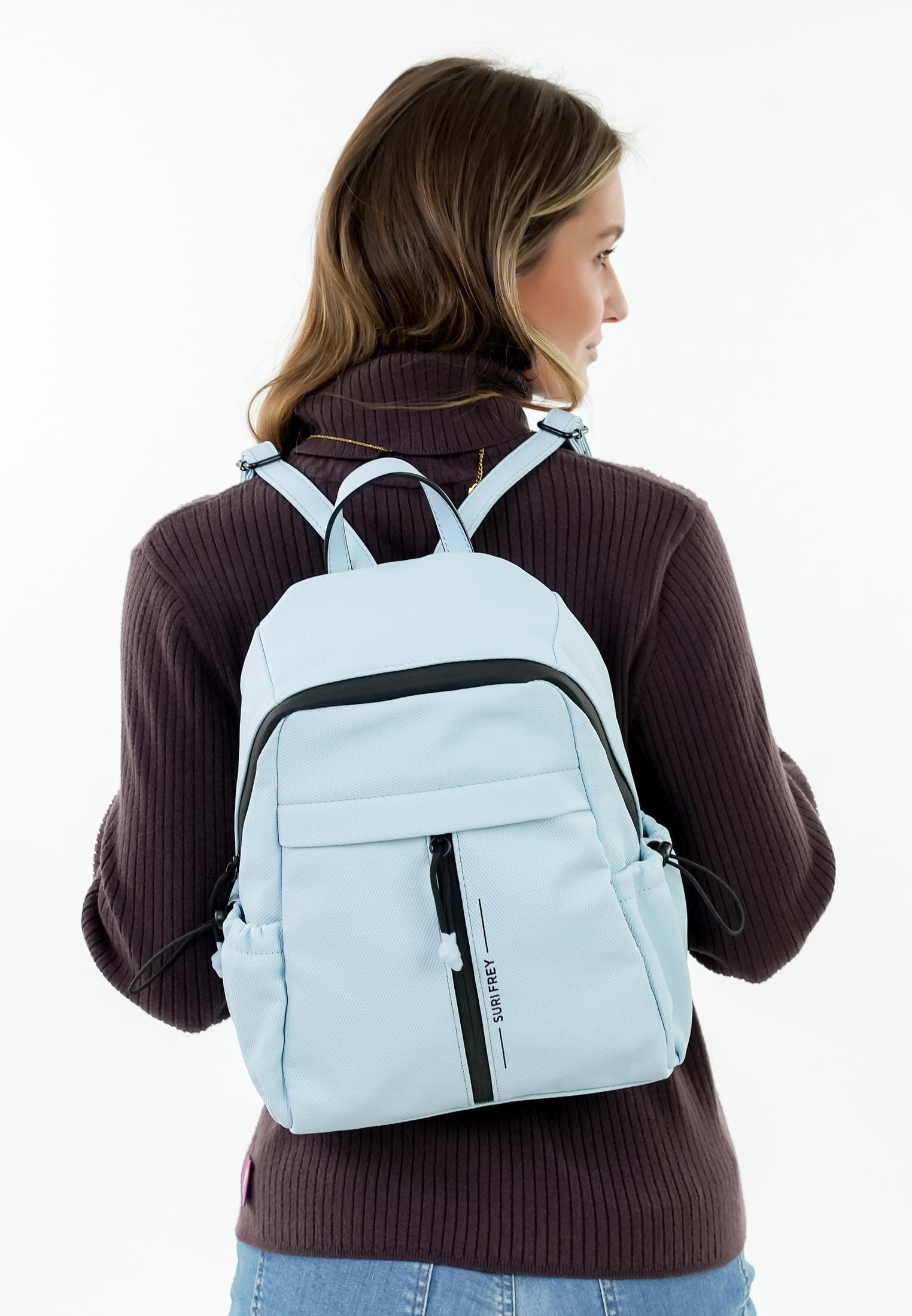 SURI FREY Rucksack SFY Cindy mittel Blau 14164530 lightblue 530