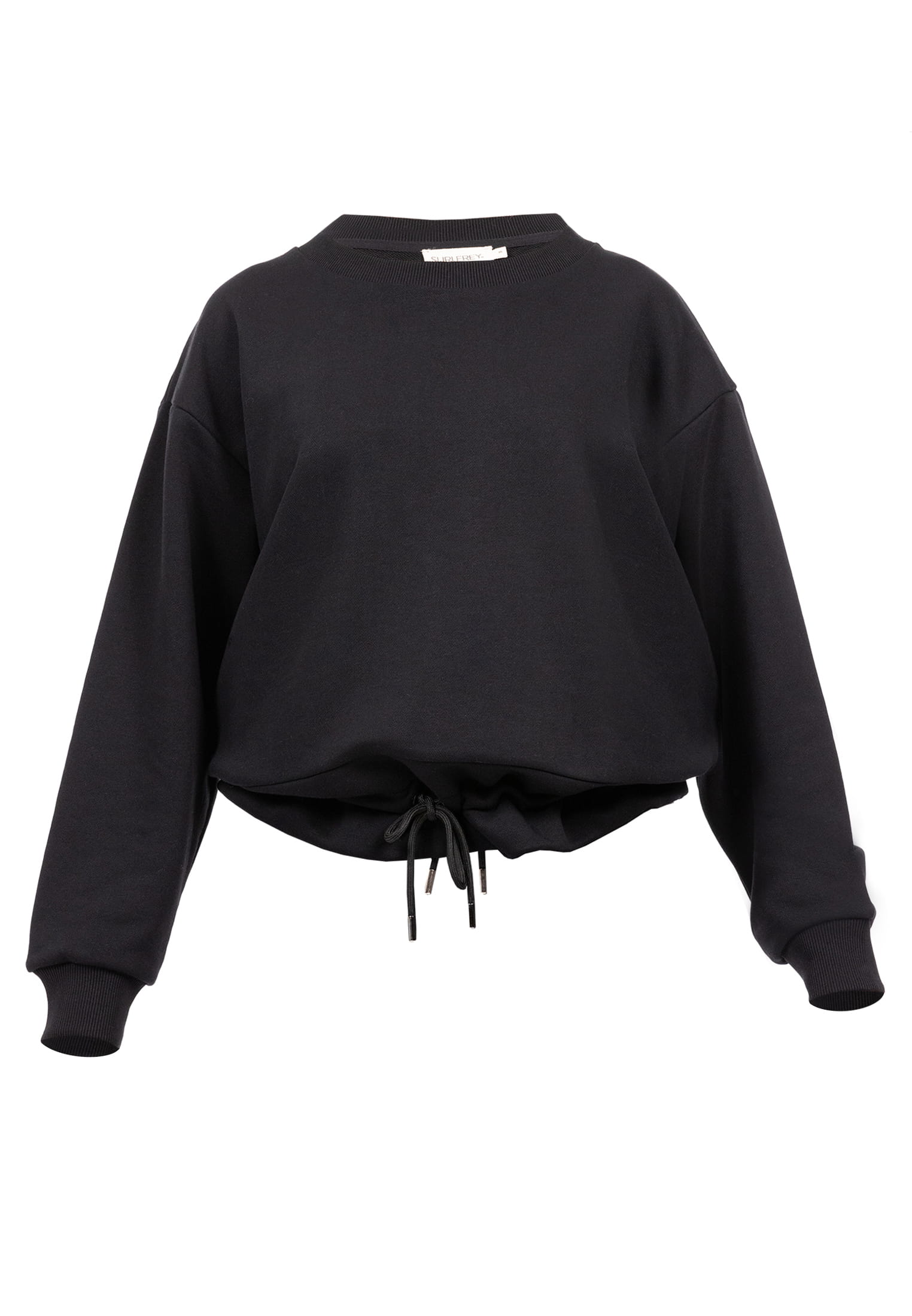 SURI FREY Sweatshirt mit Kordelzug Freyday Schwarz SFW10020-XS-100 XS