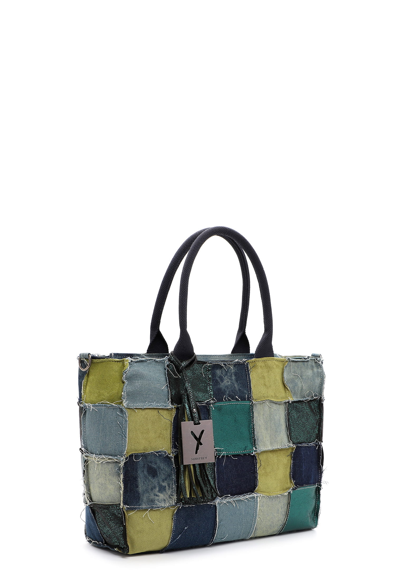 SURI FREY Shopper SFY Ashley mittel Grün 14350939 green-kombi 939