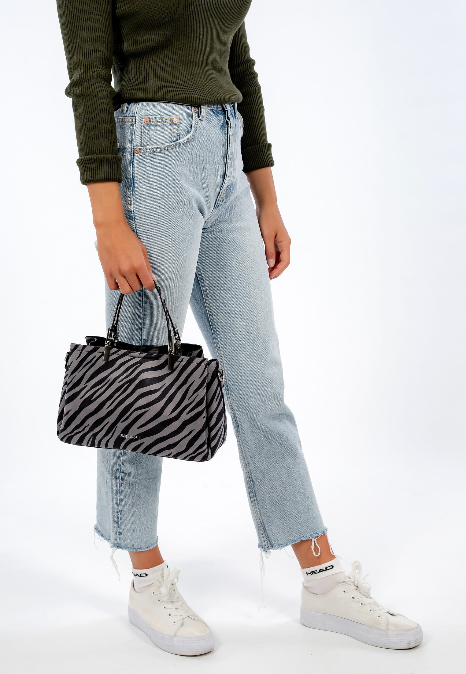 63440801_03 EMILY & NOAH Shopper Imke klein Grau 63440801 grey/black 801