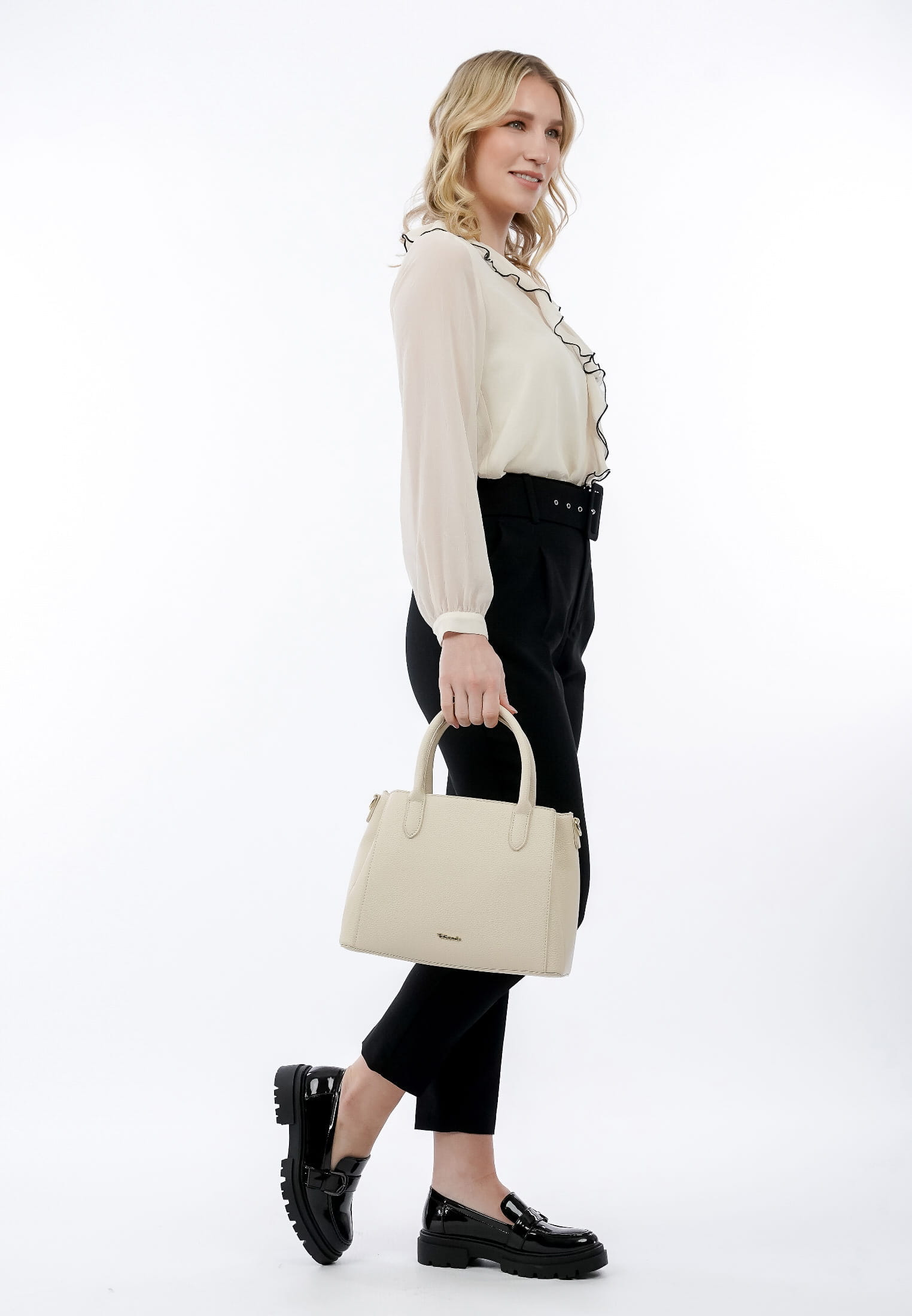 Tamaris Shopper TAS Astrid mittel Grau 33074320 ecru 320