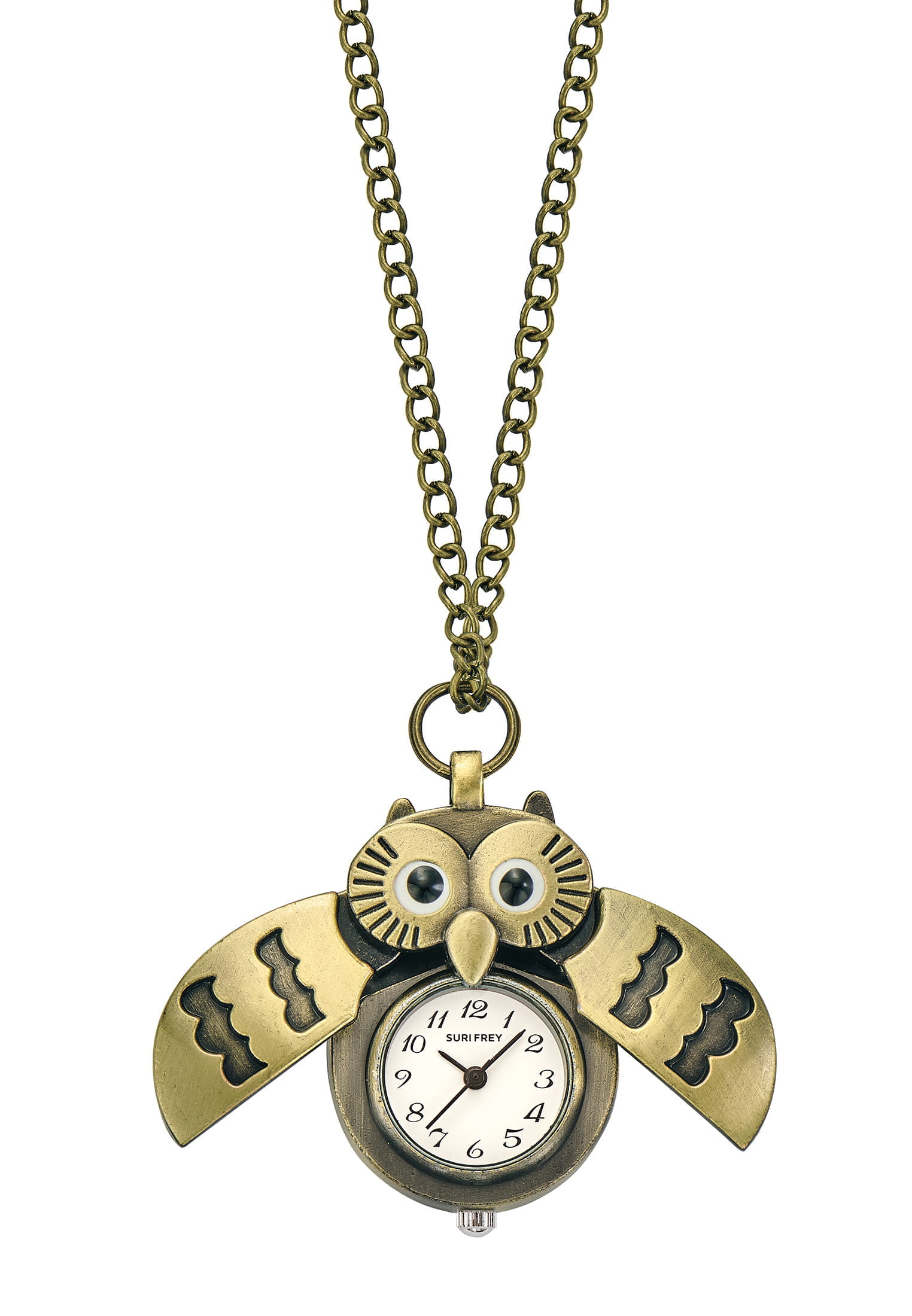 6074_05 SURI FREY Damenuhr mit Halskette SFY Ginny Gold 6074 messing