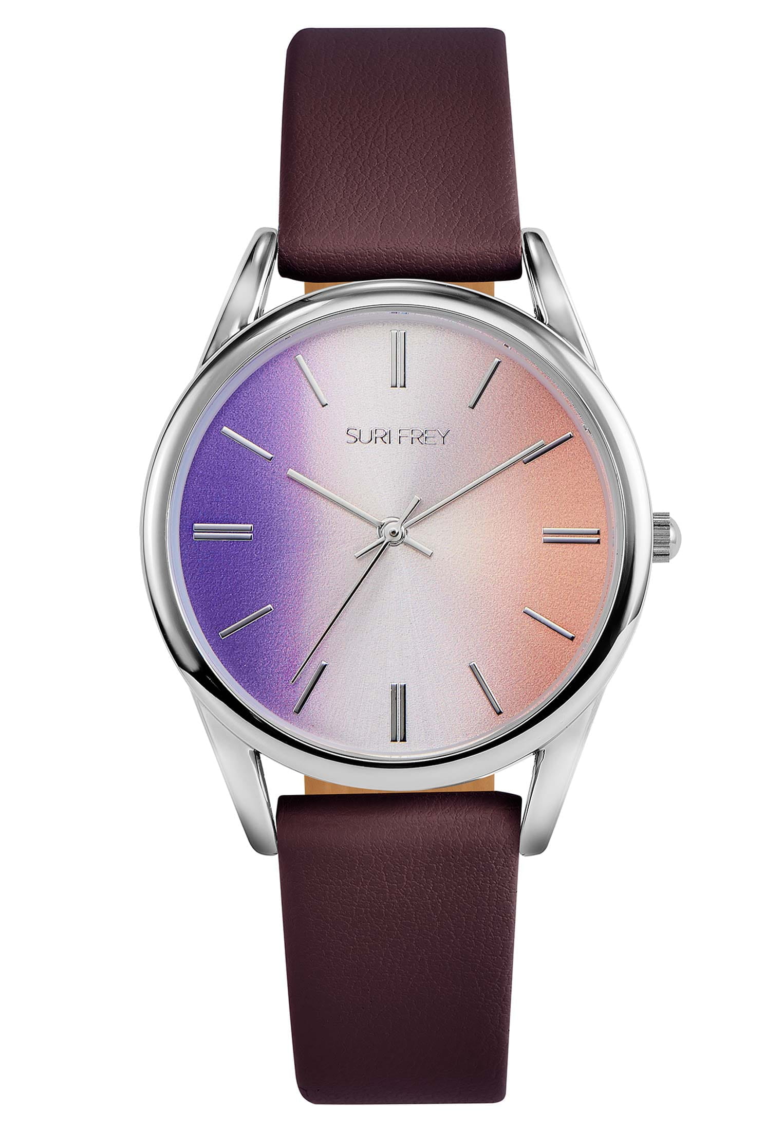 6052_01 SURI FREY Damenuhr Lotty Silber 6052 silber lila