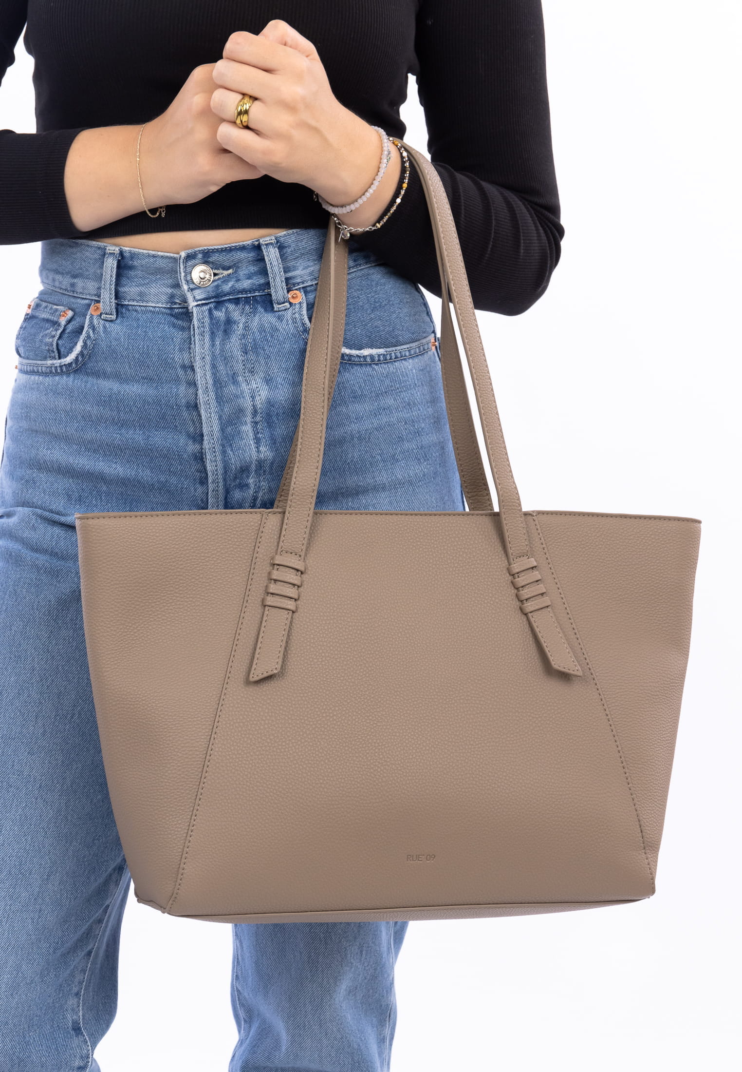 EMILY & NOAH Shopper E&N Beauvais RUE 09 groß Braun 1453900 taupe 900