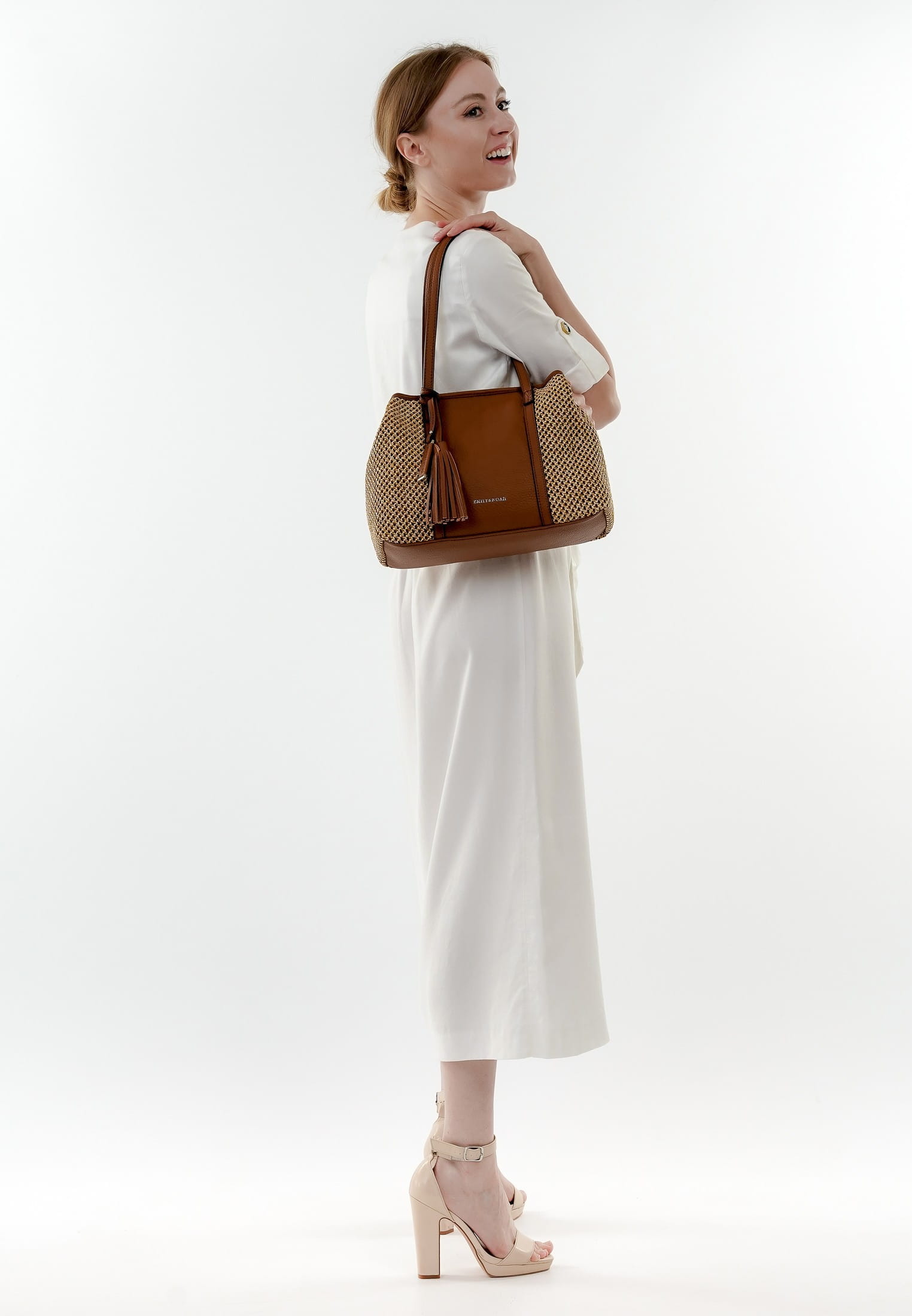 EMILY & NOAH Shopper E&N Babette mittel Braun 64282700 cognac 700