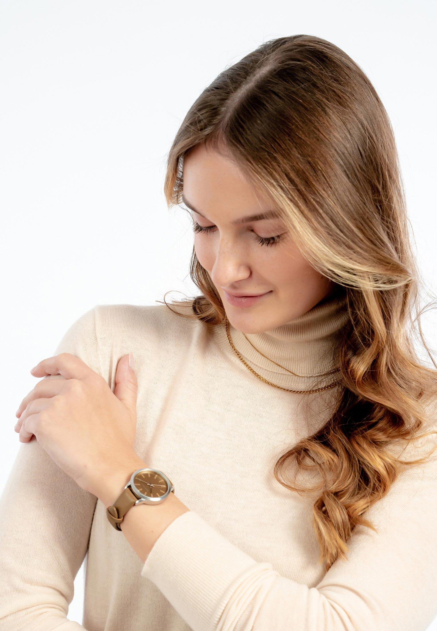 6058_03 SURI FREY Damenuhr Lissy Braun 6058 braun silber