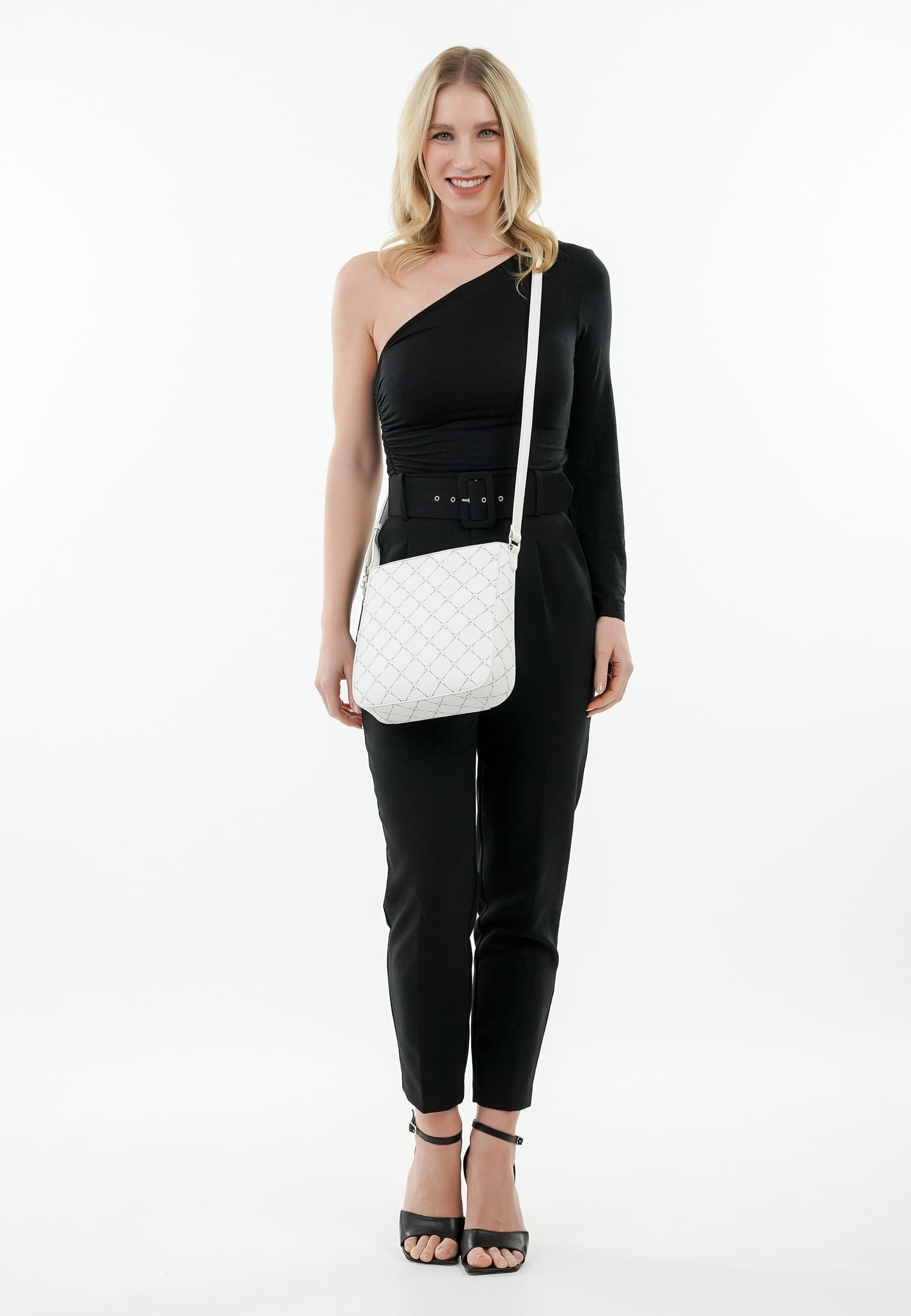 30103303_02 Tamaris Umhängetasche TAS Anastasia groß Weiß 30103303 white/white 303
