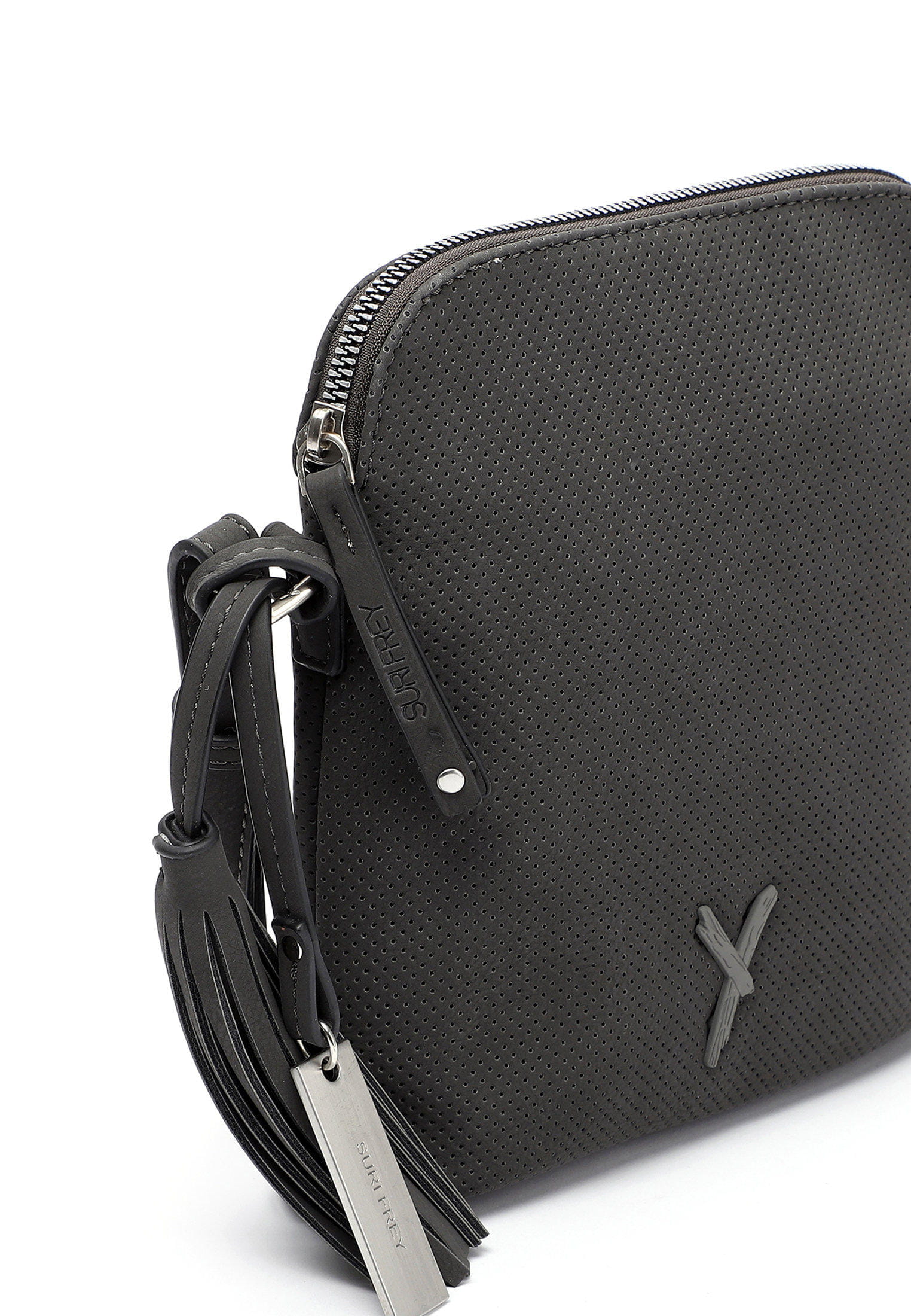 12400840_06 SURI FREY Umhängetasche Romy Basic mittel Grau 12400840 darkgrey 840