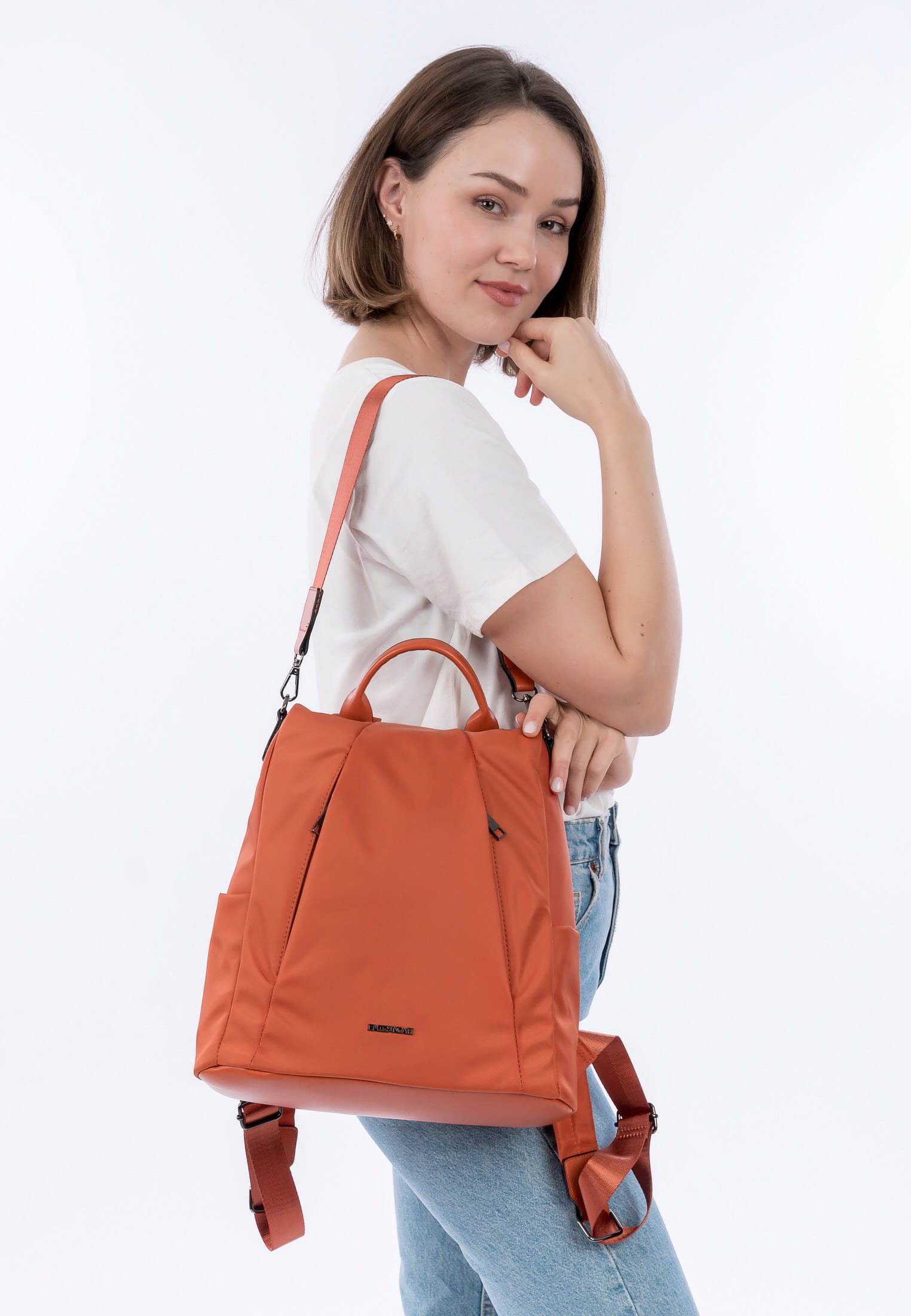 EMILY & NOAH Rucksack E&N Dena mittel Rot 64570624 rust 624