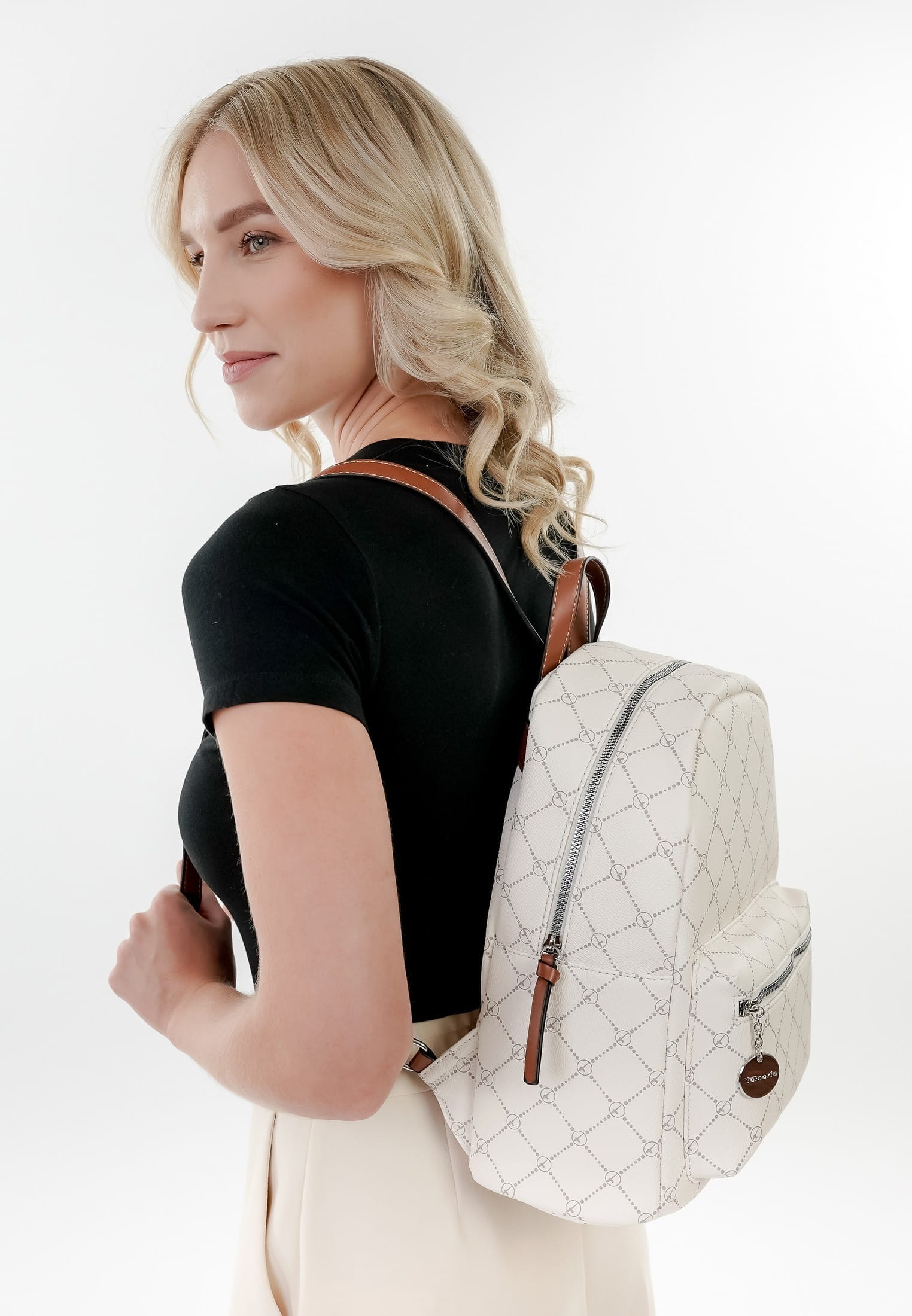 Tamaris Rucksack Anastasia groß Grau 30111320 ecru 320