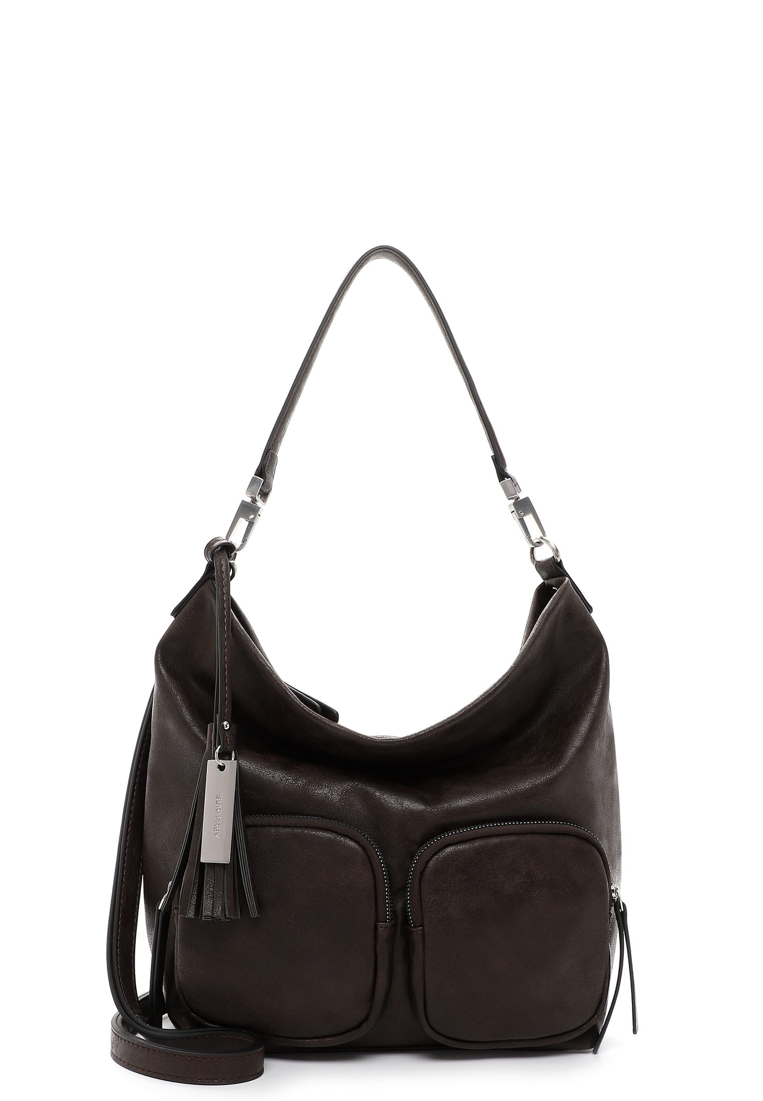 14413200_01 SURI FREY Beutel SFY Carly mittel Braun 14413200 brown 200