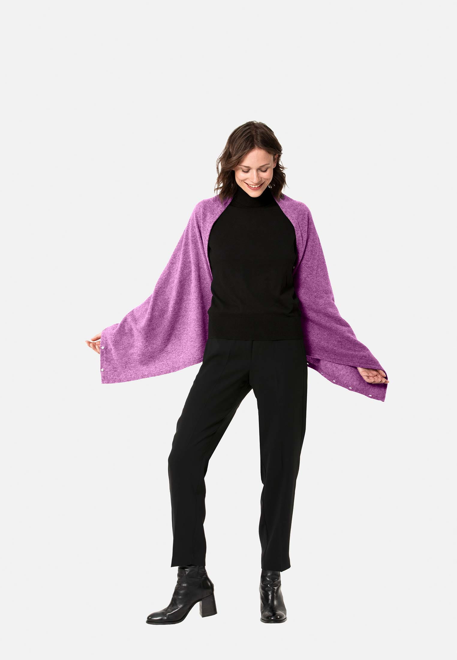SFW10003-650_07 SURI FREY Poncho-Schal Freyday Pink SFW10003-650 rose 650