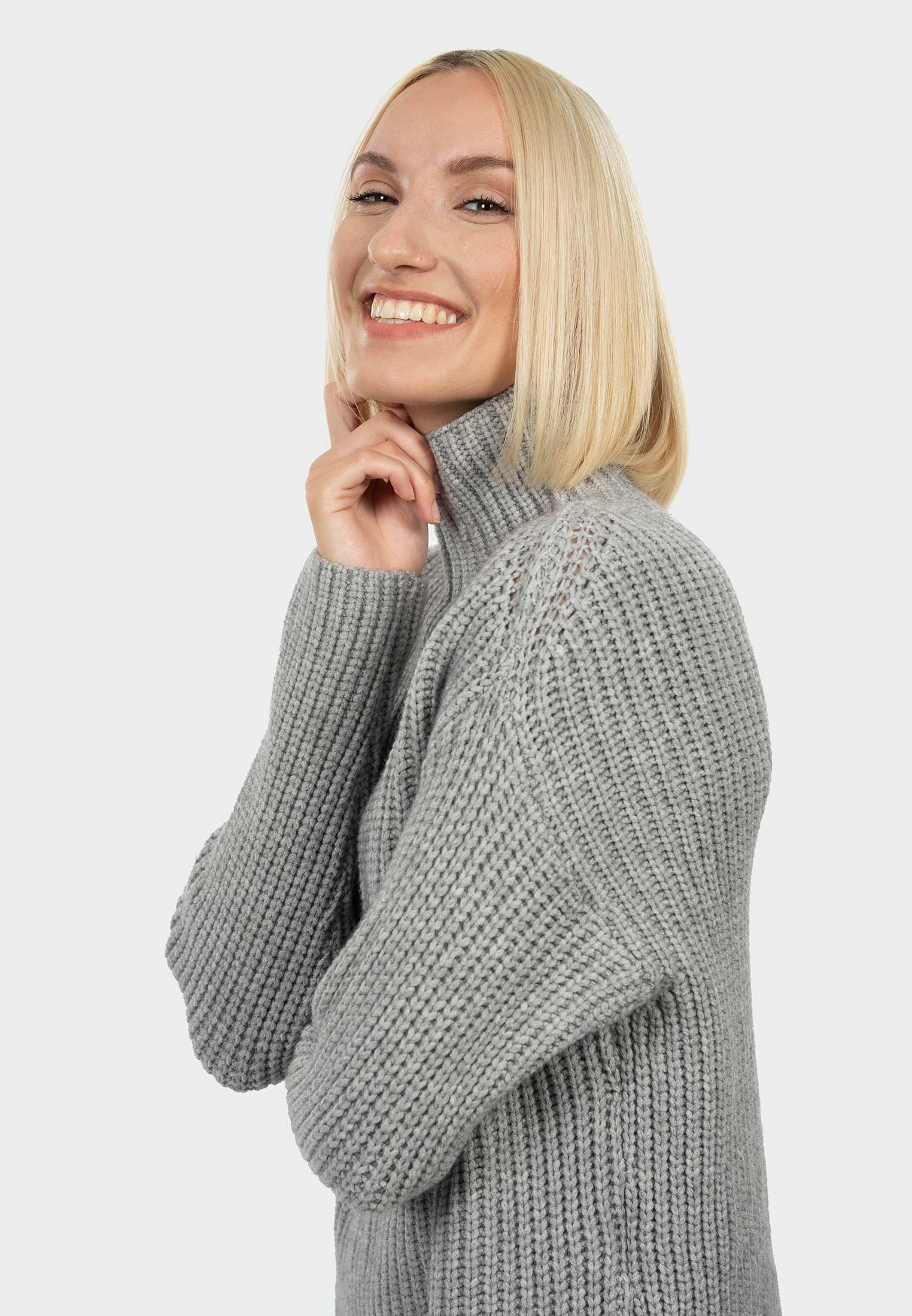 SFW10039-ONESIZE-810_07 SURI FREY Strickpullover mit Turtleneck SFY Freyday Grau SFW10039-ONESIZE-810 hellgrau 810